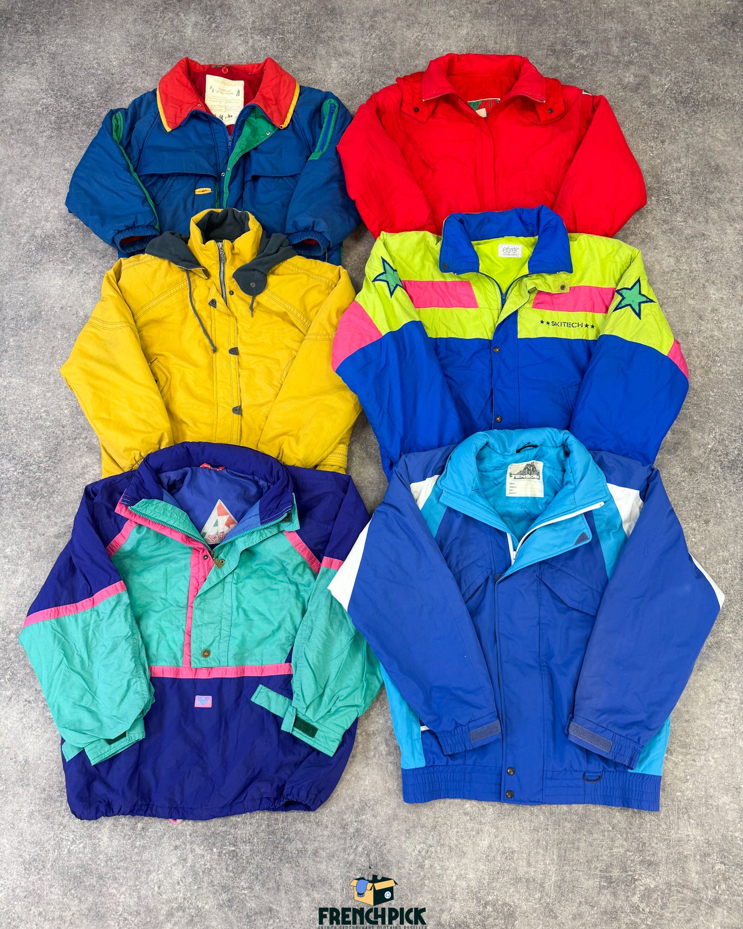 blouson-de-ski-technique-flashy-couleurs-fluo-neige-montagnes-hiver-femme-homme-vintage-vetement-grossiste-friperie-wholesaler-seconde-main-marque-occasion-textile-piece-annees-80-90-2000-2010-french-pick
