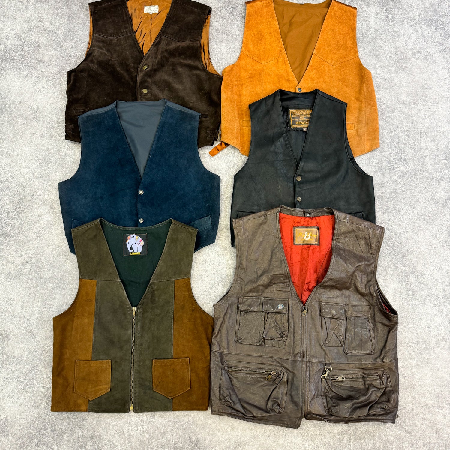 gilet-cuir-daim-homme-femme-grossiste-vintage-vetement-friperie-wholesaler-seconde-main-80-90-2000-2010