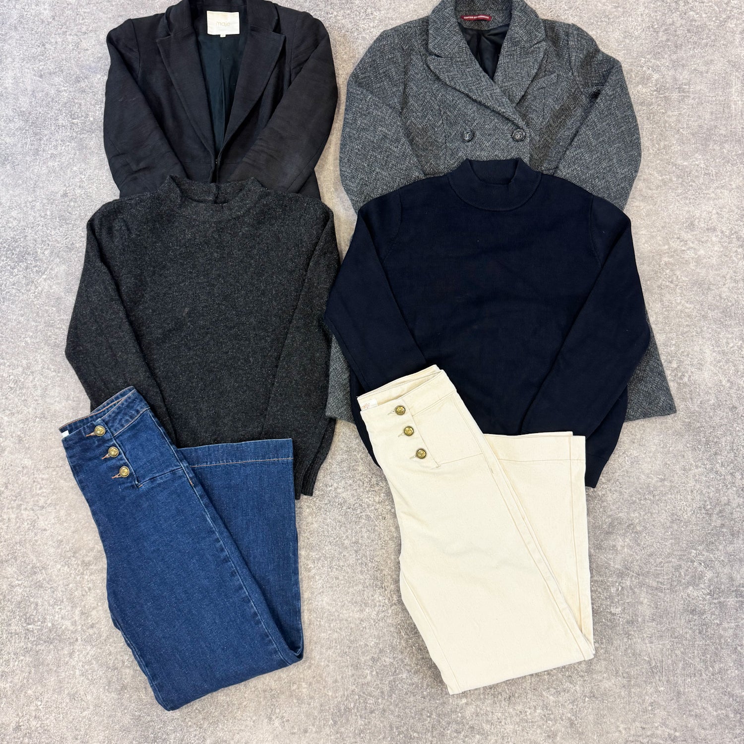 vetements-haut-de-game-maje-kooples-sandro-luxe-marques-american-vintage-cos-kenzo-homme-femme-moderne-vetement-grossiste-friperie-wholesaler-seconde-main-occasion-textile-piece-80-90-2000-2010-french-pick