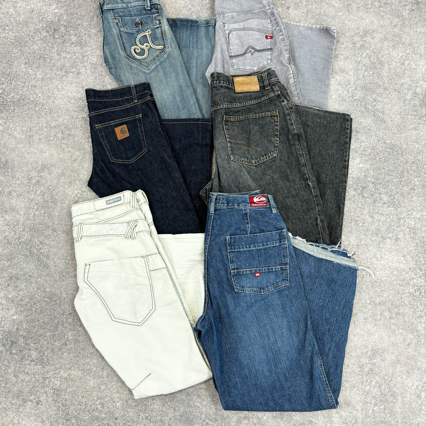 BOX JEAN Y2K Homme - Grossiste - seconde main - Friperie