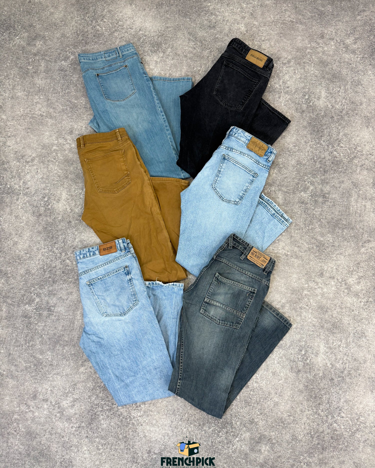 jean-homme-moderne-vetement-grossiste-friperie-wholesaler-seconde-main-marque-occasion-textile-piece-annees-80-90-2000-2010-french-pick