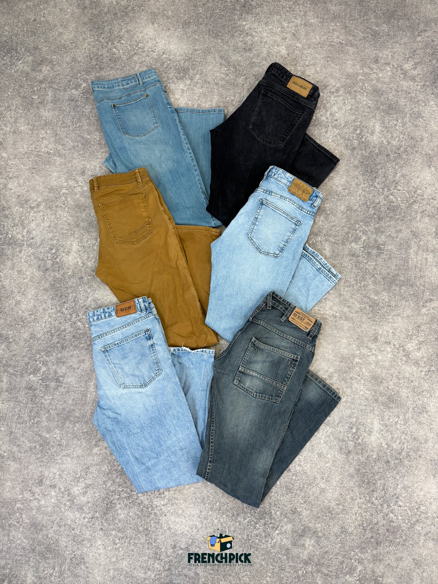 Jeans homme d'occasion Grossiste vêtements de seconde main