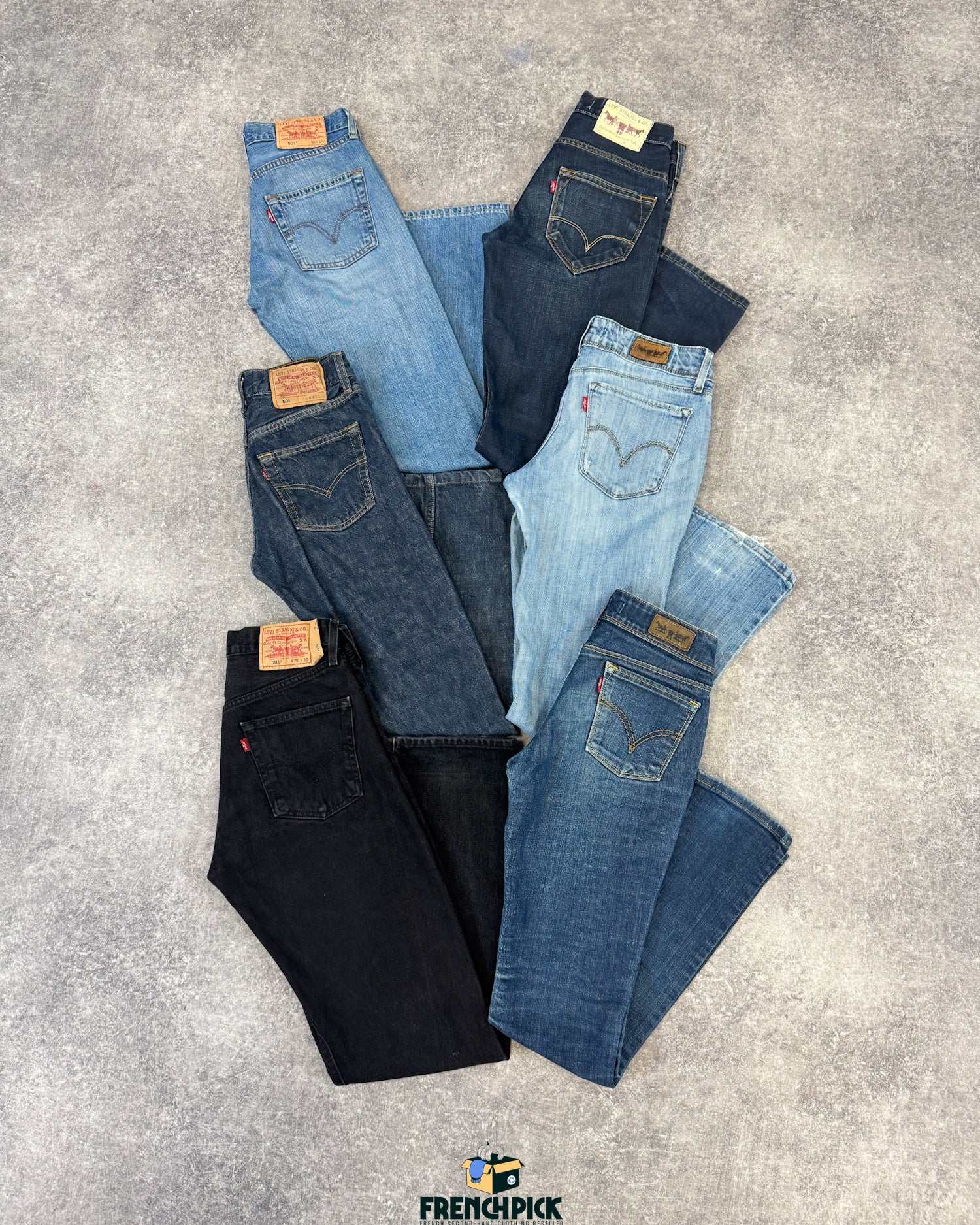 Jean-levis-levi-s-denim-femme-homme-ete-hiver-marque-vintage-501-vintage-moderne-vetement-grossiste-friperie-wholesaler-seconde-main-occasion-textile-piece-80-90-2000-2010-french-pick