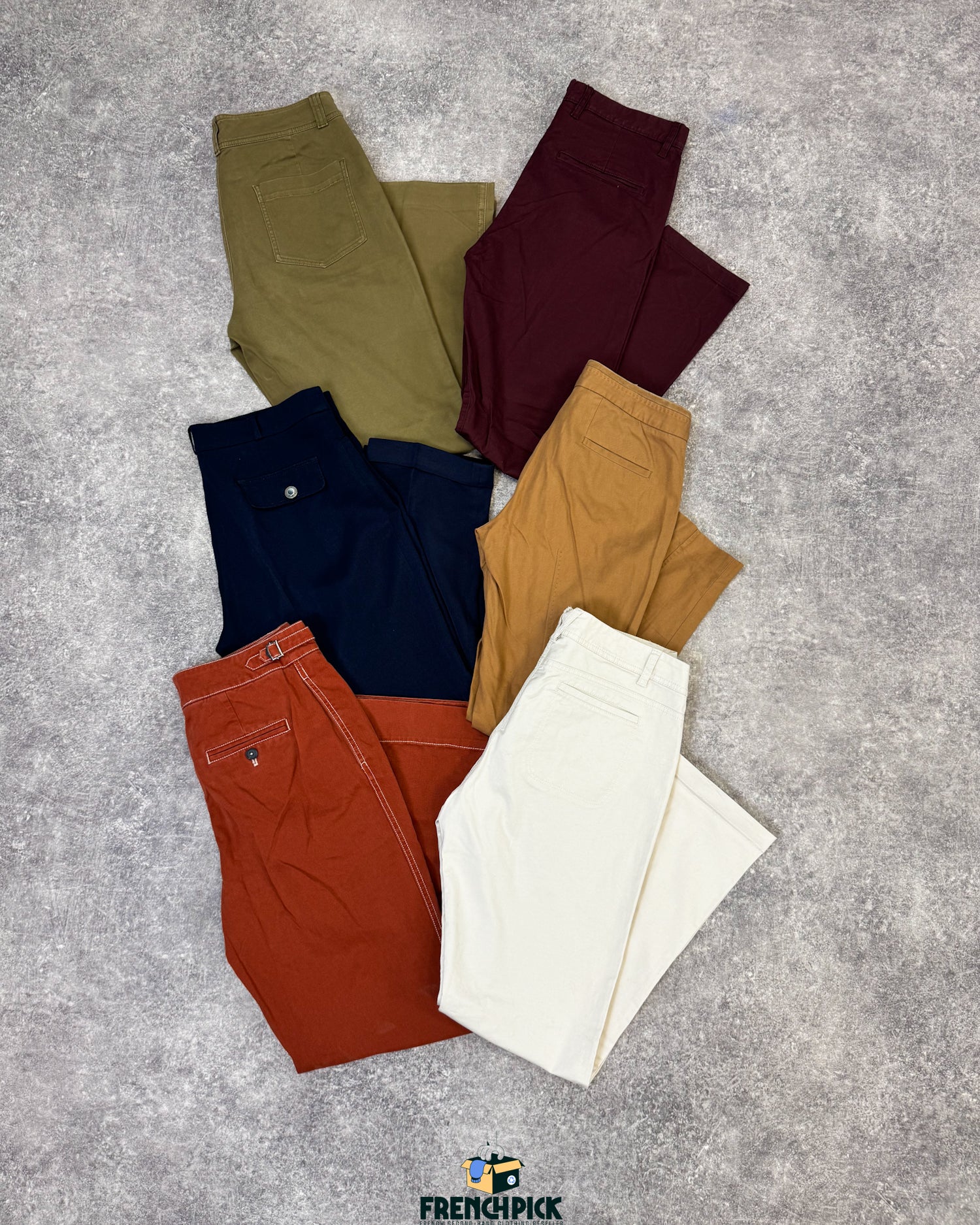 Pantalon-fluide-couleurs-colore-femme-moderne-vetement-grossiste-friperie-wholesaler-seconde-main-marque-occasion-textile-piece-annees-80-90-2000-2010-french-pick