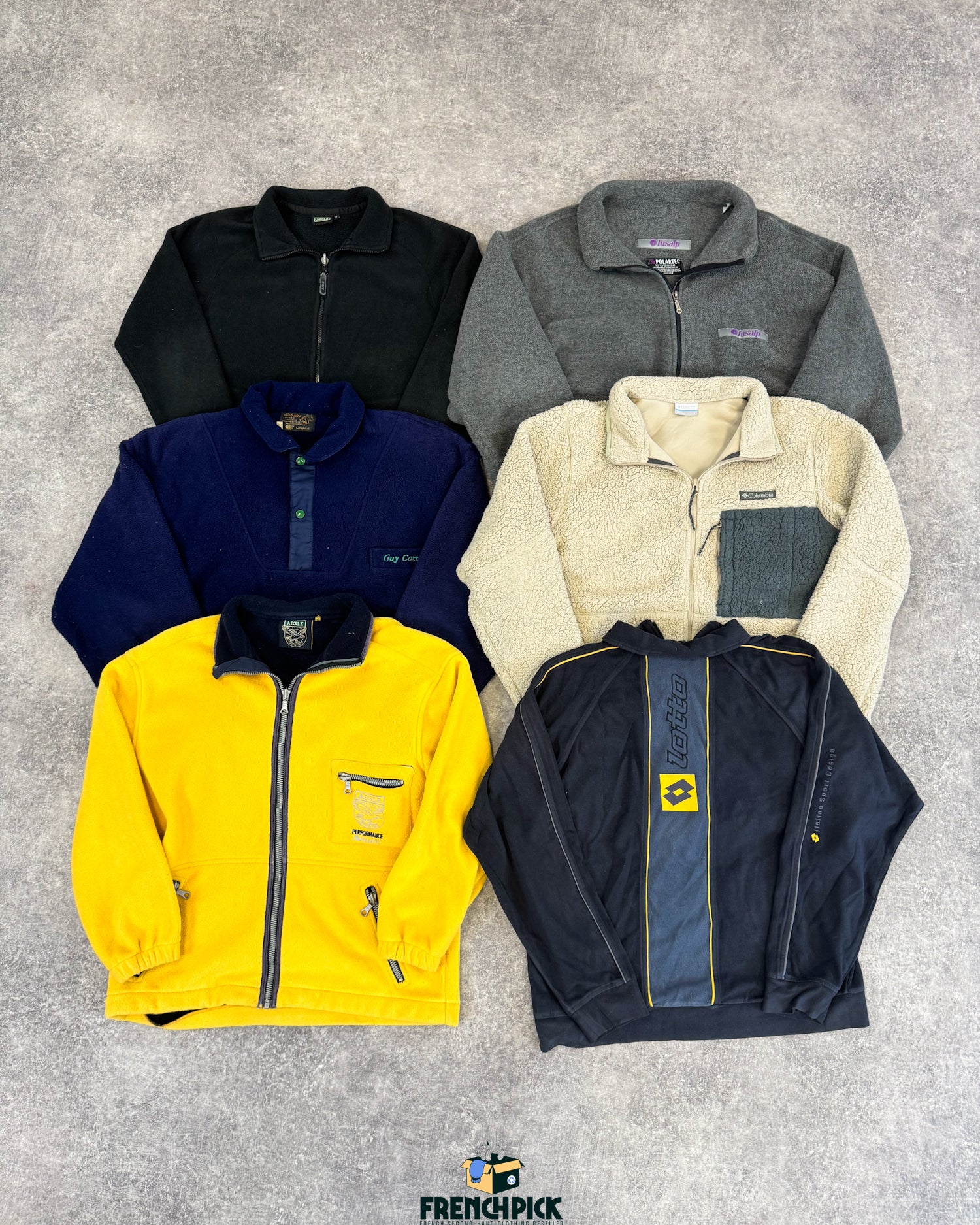 polaire-homme-marque-brand-lacoste-ralph-lauren-hugo-boss-columbia-femme-moderne-vintage-vetement-grossiste-friperie-wholesaler-seconde-main-marque-occasion-textile-piece-80-90-2000-2010-french-pick