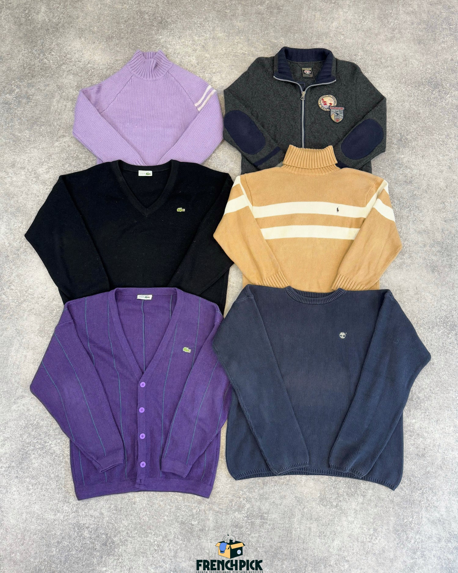 pull-homme-marque-brand-lacoste-ralph-lauren-hugo-boss-columbia-femme-moderne-vintage-vetement-grossiste-friperie-wholesaler-seconde-main-marque-occasion-textile-piece-80-90-2000-2010-french-pick