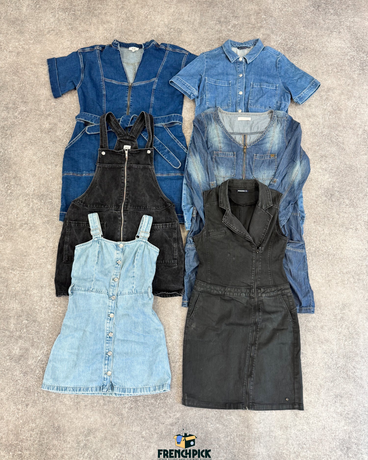 robe-en-jean-femme-moderne-vetement-grossiste-friperie-wholesaler-seconde-main-occasion-textile-piece-80-90-2000-2010-french-pick