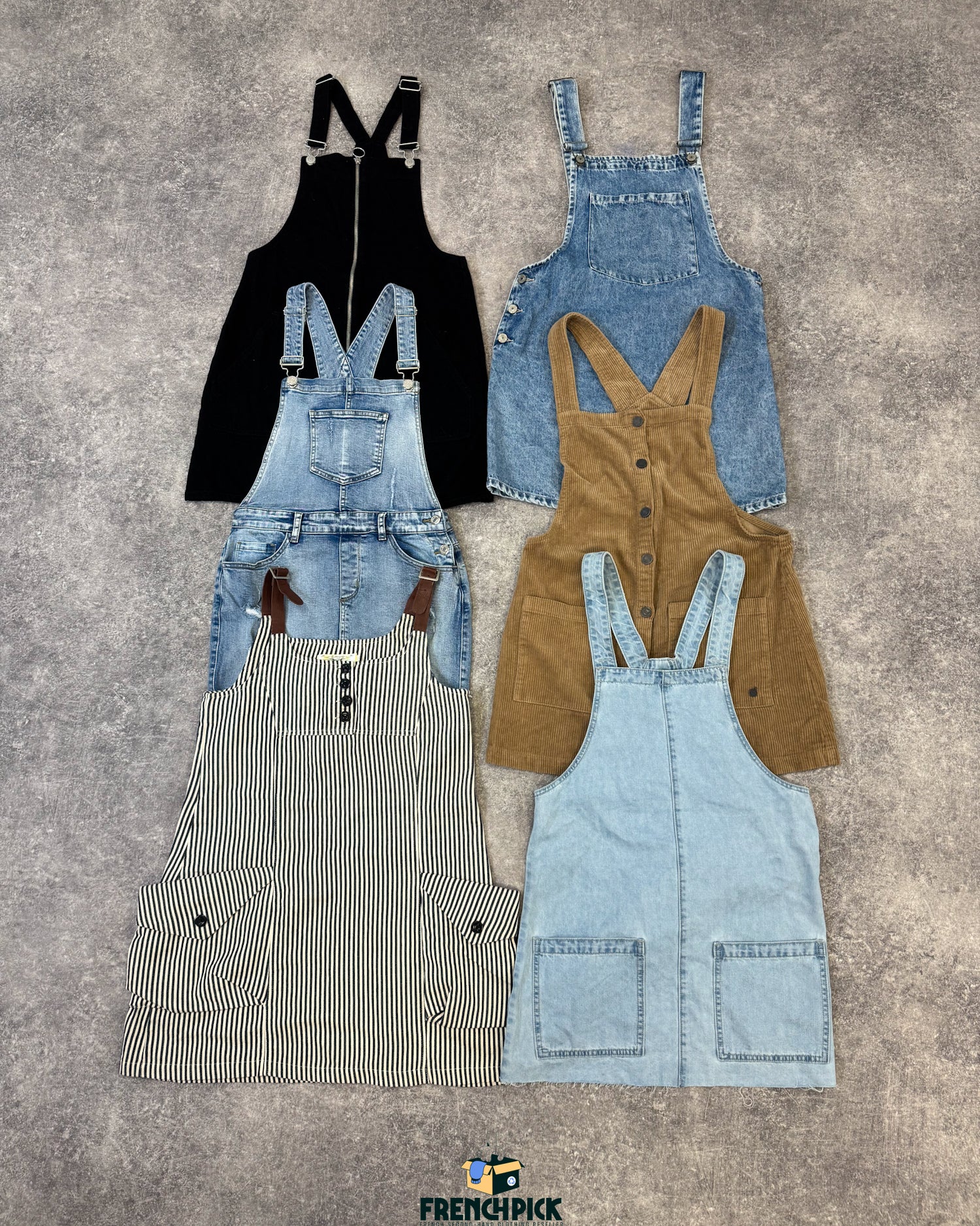 Robe-salopette-jean-velours-synthetique-femme-moderne-vetement-grossiste-friperie-wholesaler-seconde-main-occasion-textile-piece-80-90-2000-2010-french-pick