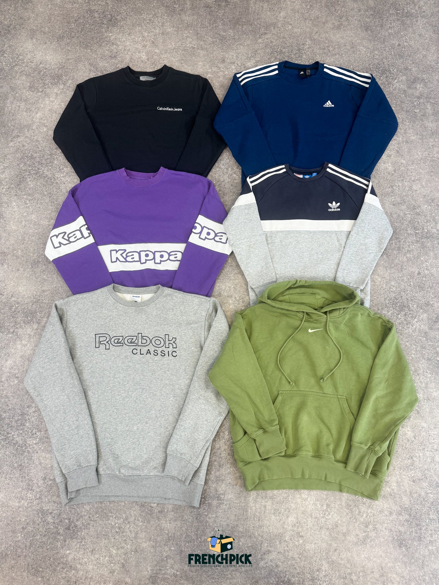 Sweat-homme-marque-brand-adidas-nike-carhartt-lacoste-ralph-lauren-reebok-puma-femme-moderne-vintage-vetement-grossiste-friperie-wholesaler-seconde-main-marque-occasion-textile-piece-80-90-2000-2010-french-pick