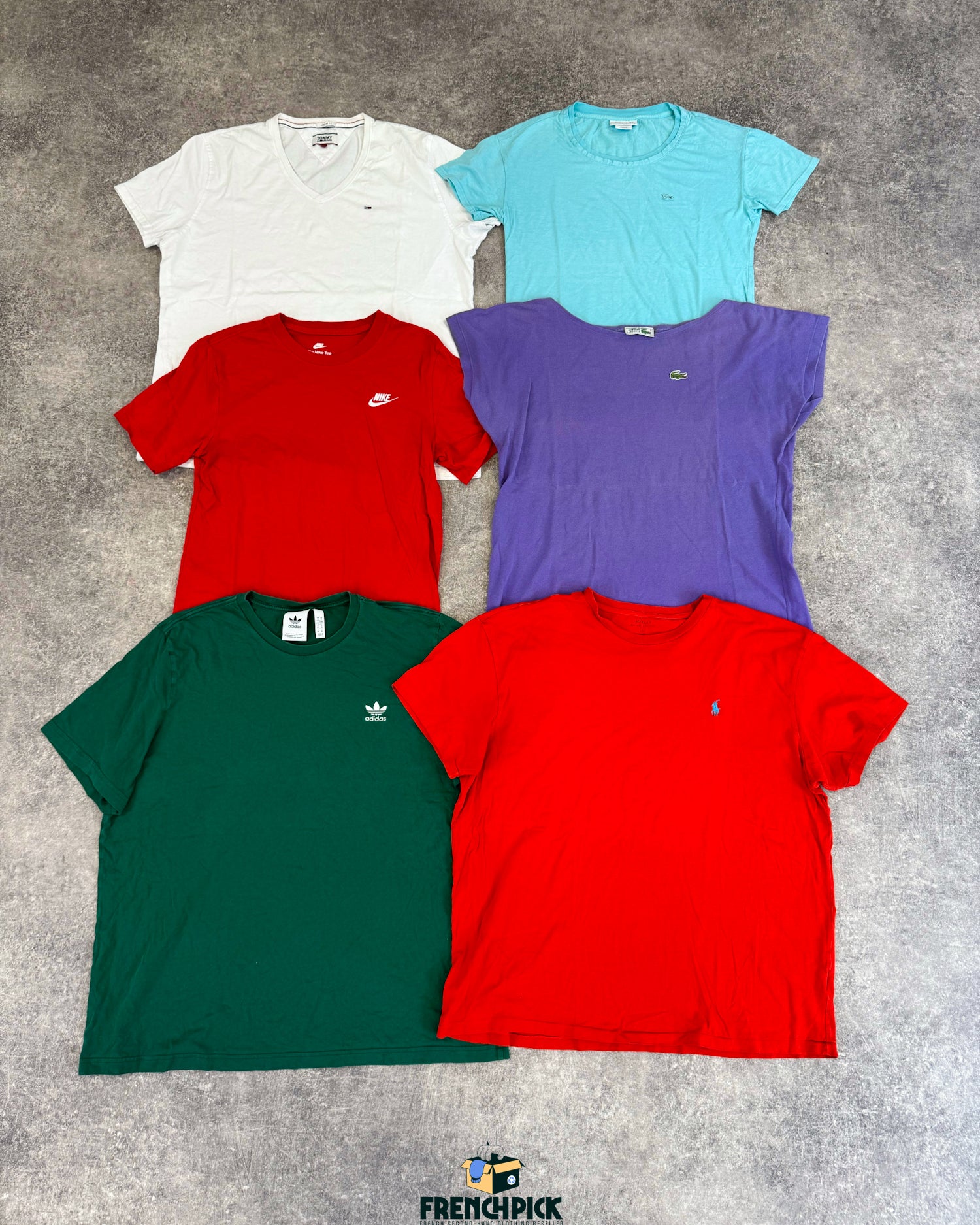 t-shirt-homme-femme-marque-brand-adidas-nike-carhartt-lacoste-ralph-lauren-reebok-puma-moderne-vintage-vetement-grossiste-friperie-wholesaler-seconde-main-marque-occasion-textile-piece-80-90-2000-2010-french-pick