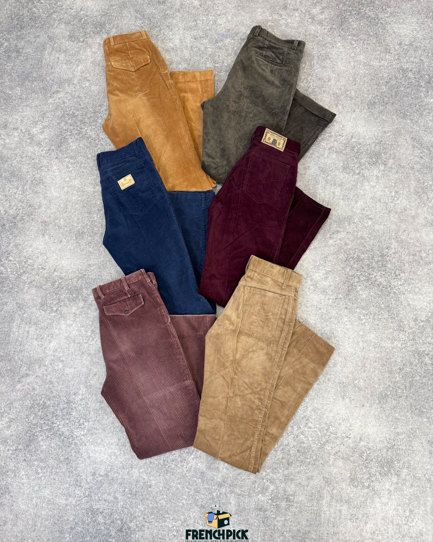 MEN'S CORDUROY PANTS - 20 kg