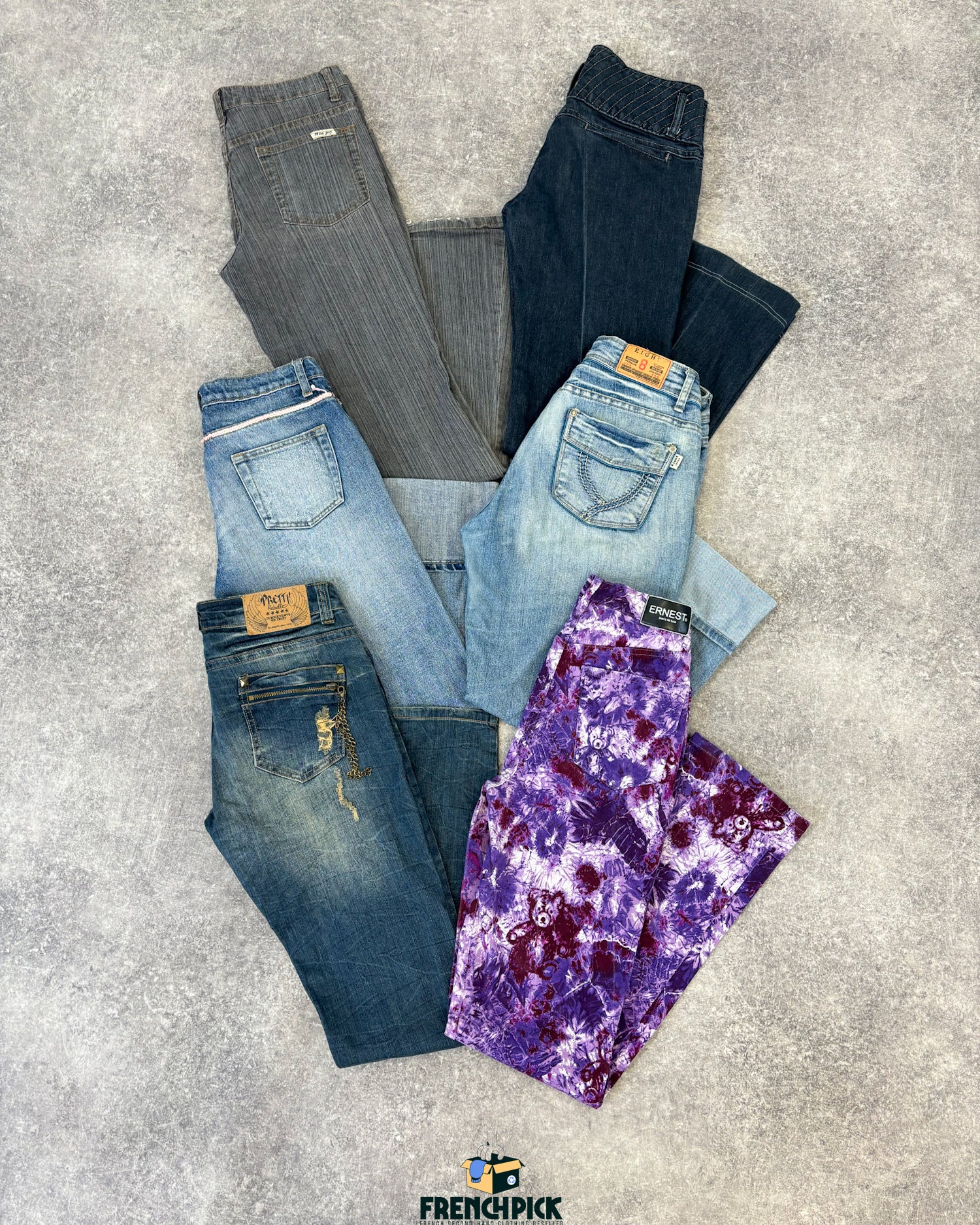 JEAN Y2K FEMME - 20 KG - WHOLESALE - FRIPERIE