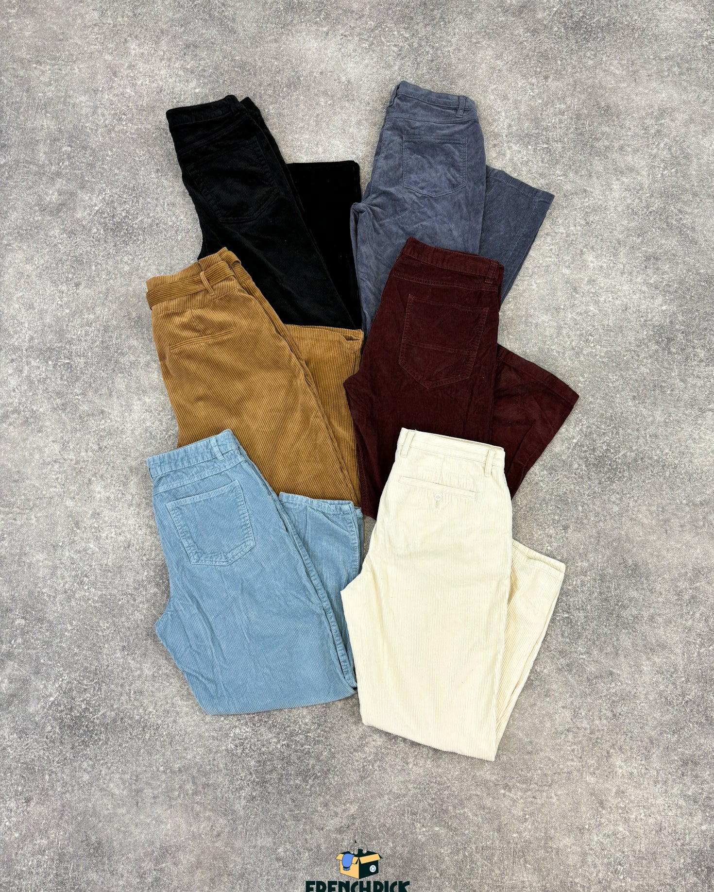 Pantalon velours côtelé - vintage - friperie - Grossiste