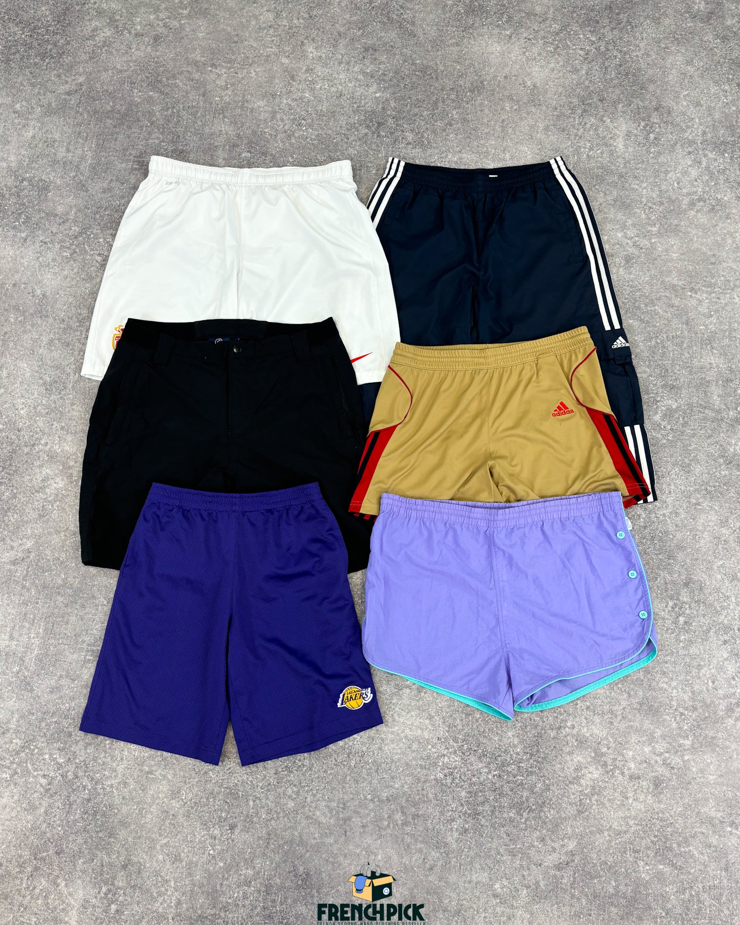 short-de-sport-vintage-marque-occasion-fournisseur-grossiste-fripeire