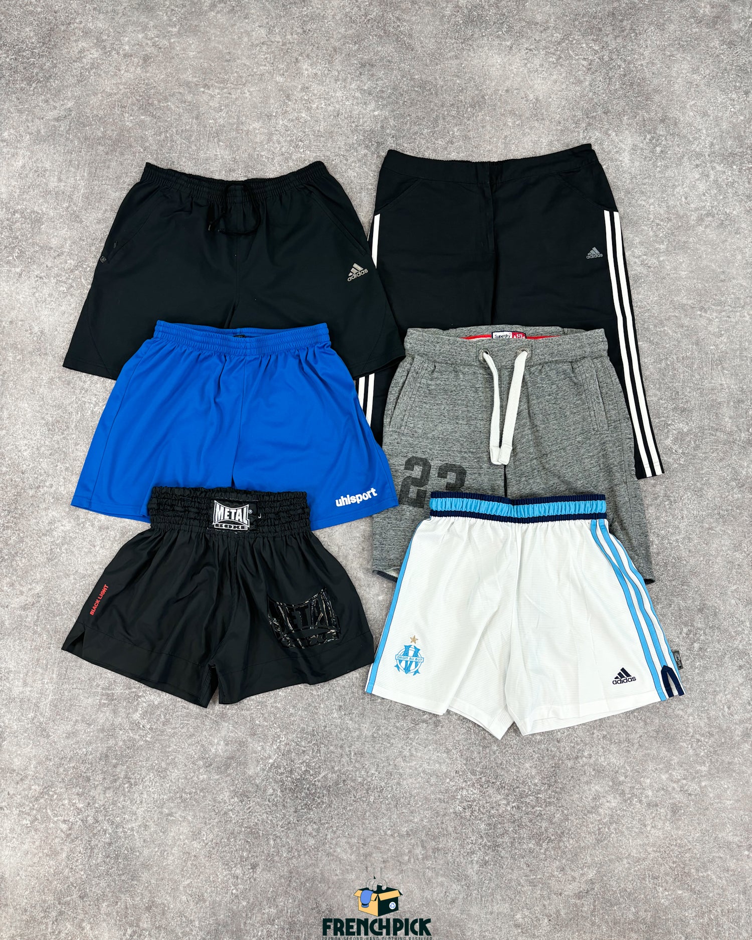 short-de-sport-vintage-marque-occasion-fournisseur-grossiste-fripeire