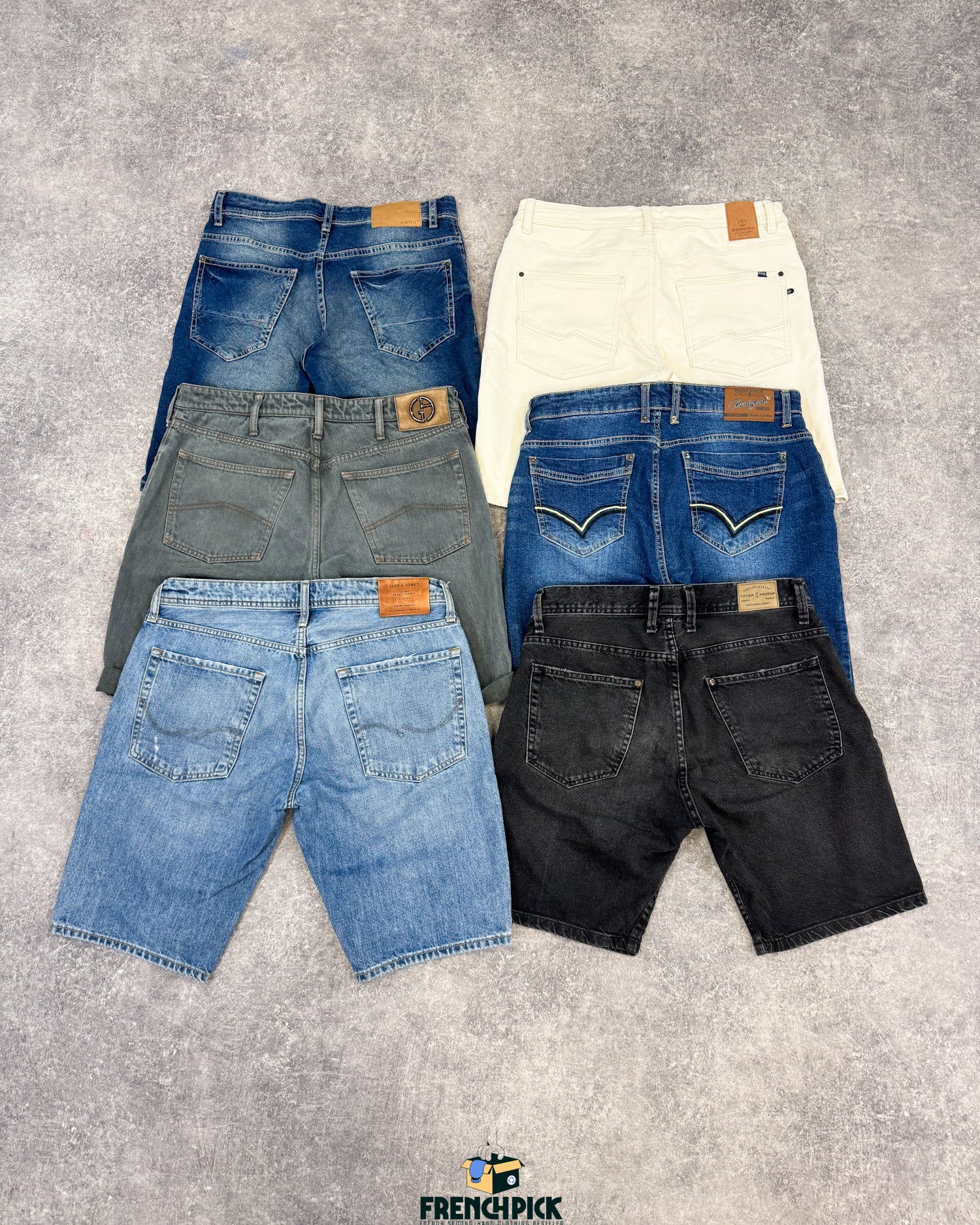 short-en-jean-homme-marque-moderne-vintage-vetement-grossiste-friperie-wholesaler-seconde-main-occasion-textile-piece-80-90-2000-2010