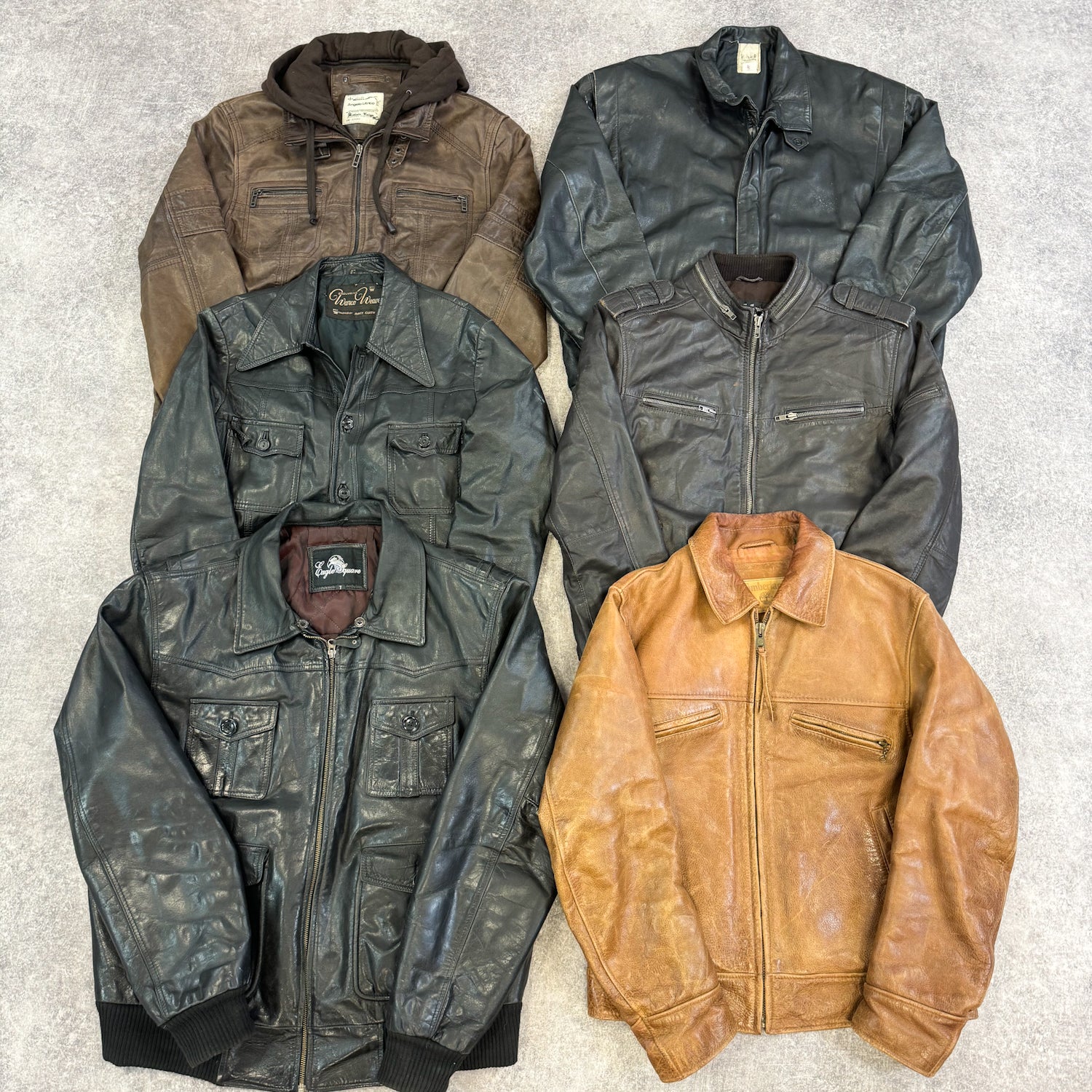 veste-cuir-homme-grossiste-vintage-vetement-friperie-wholesaler-seconde-main-80-90-2000-2010
