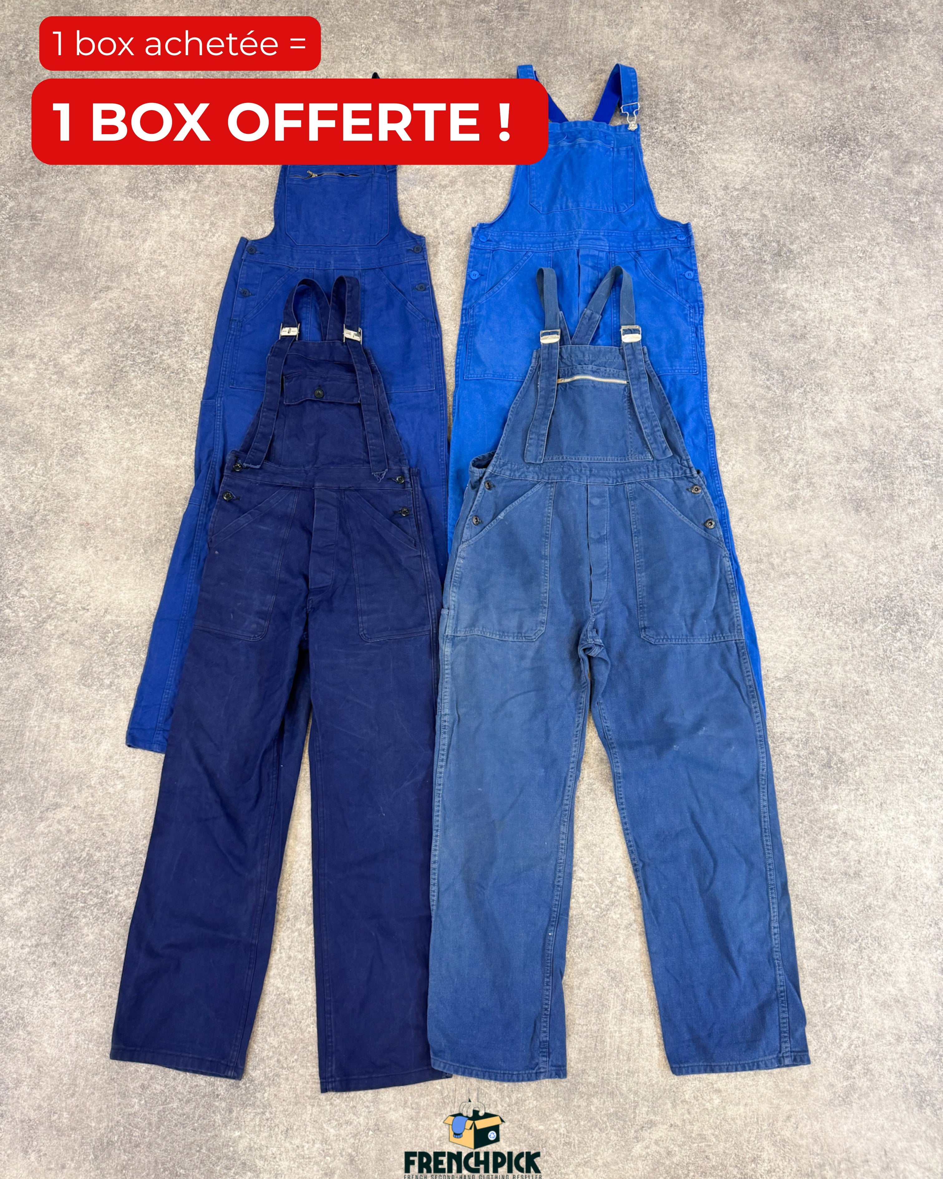 BLUE OVERALLS AND JUMPSUIT - 20 KG