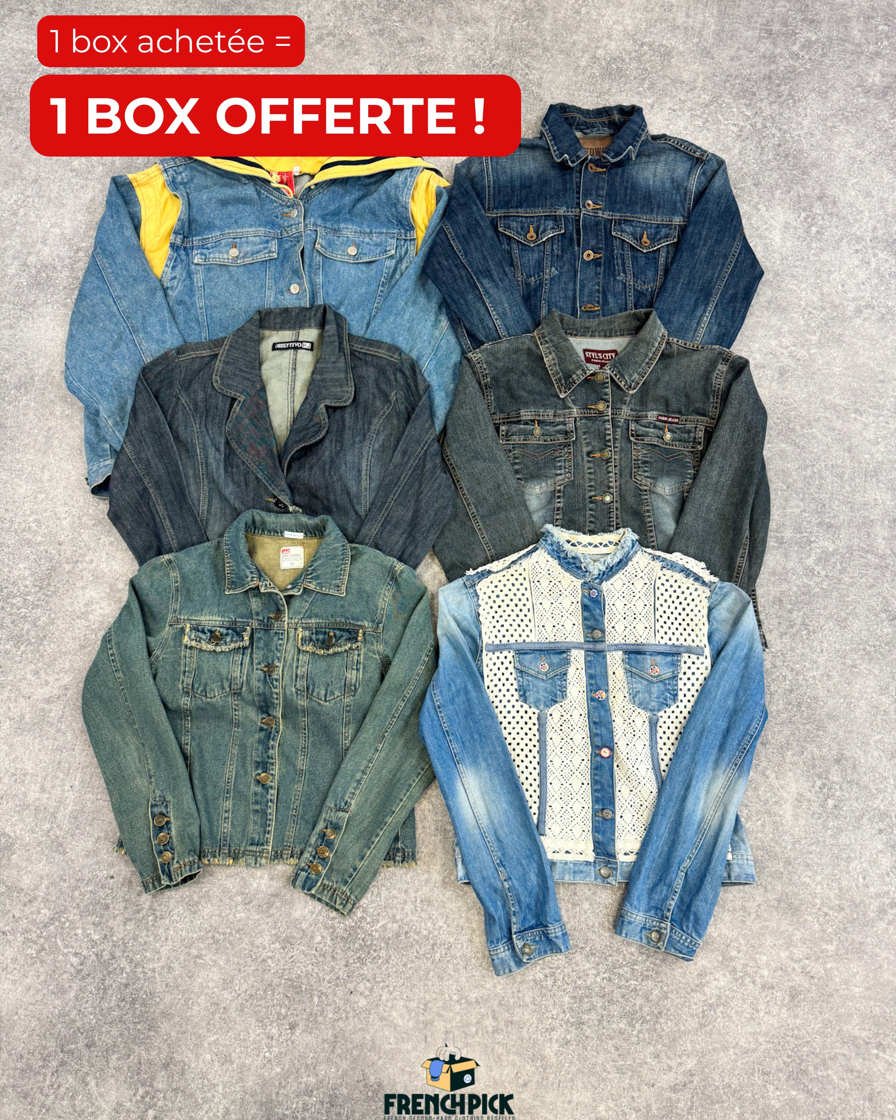 WOMEN'S DENIM JACKET - 20KG 