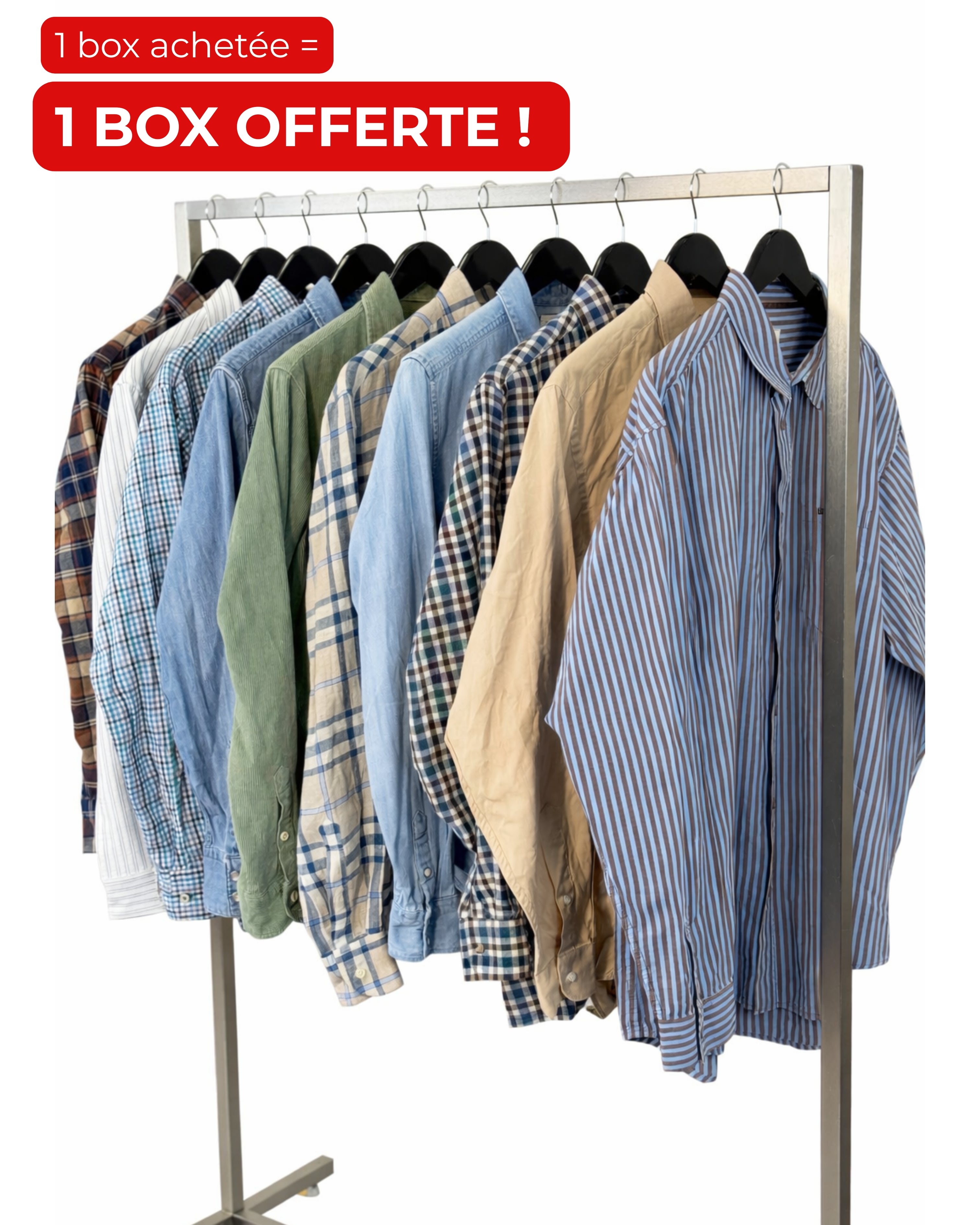 MODERN MEN'S SHIRTS - 20KG