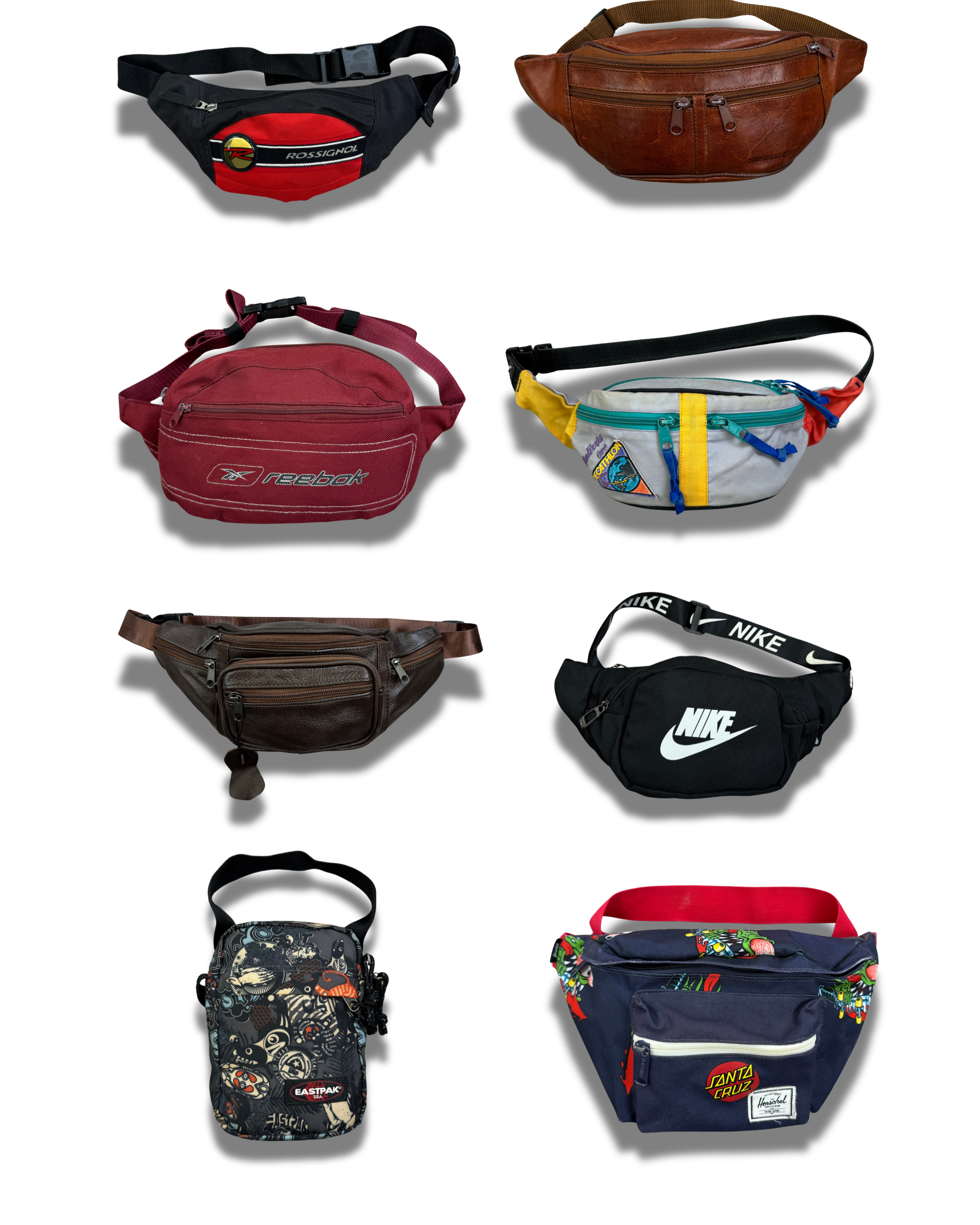 Sac-banane-saccoche-cuir-marques-nike-adidas-eastpack-rossignol-reebok-santa-cruz-femme-homme-moderne-vintage-vetement-grossiste-friperie-wholesaler-seconde-main-marque-occasion-textile-piece-annees-80-90-2000-2010-french-pick