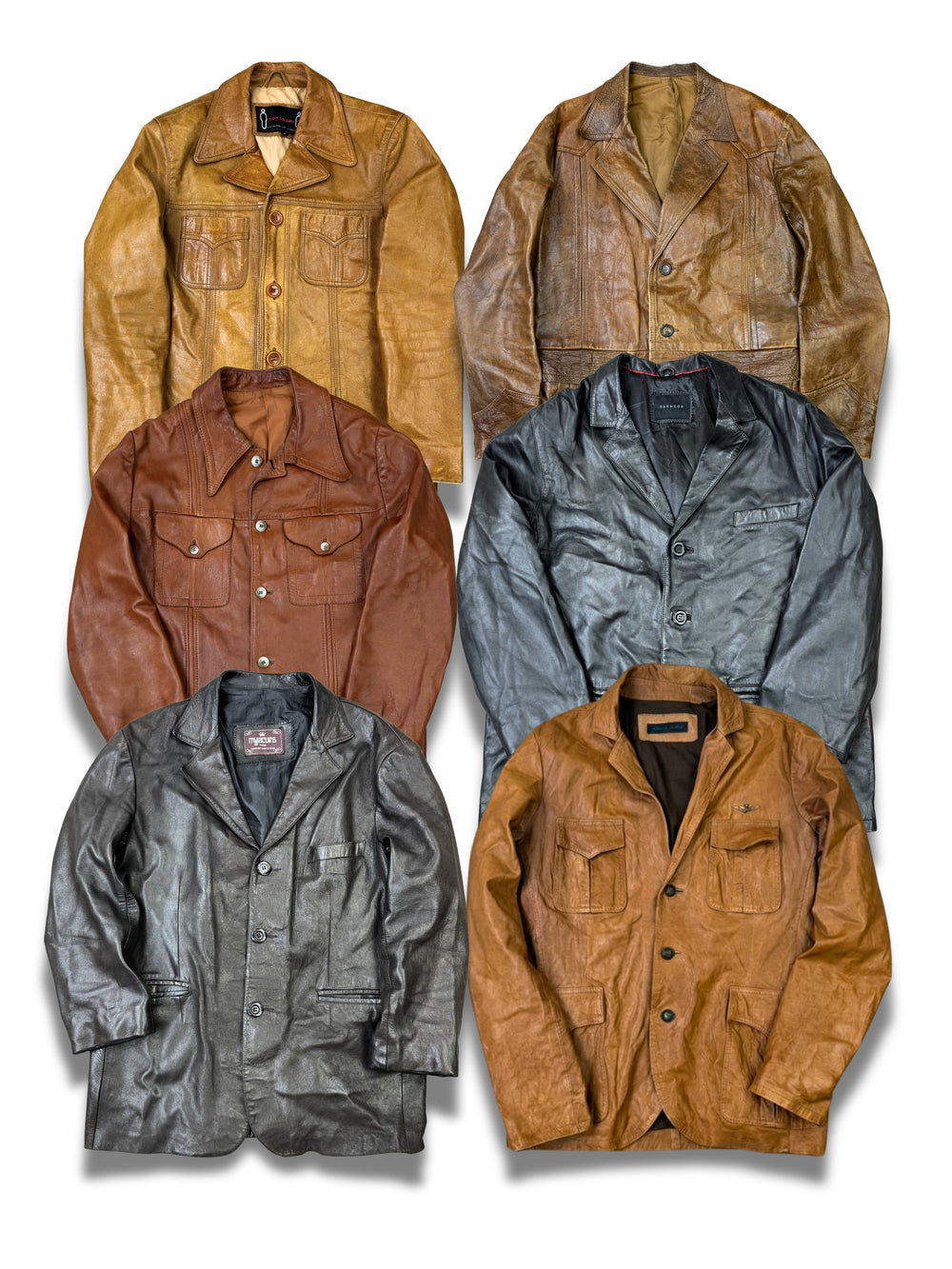 BLAZER EN CUIR HOMME