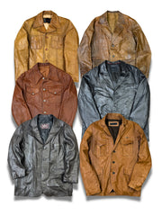 BLAZER EN CUIR HOMME