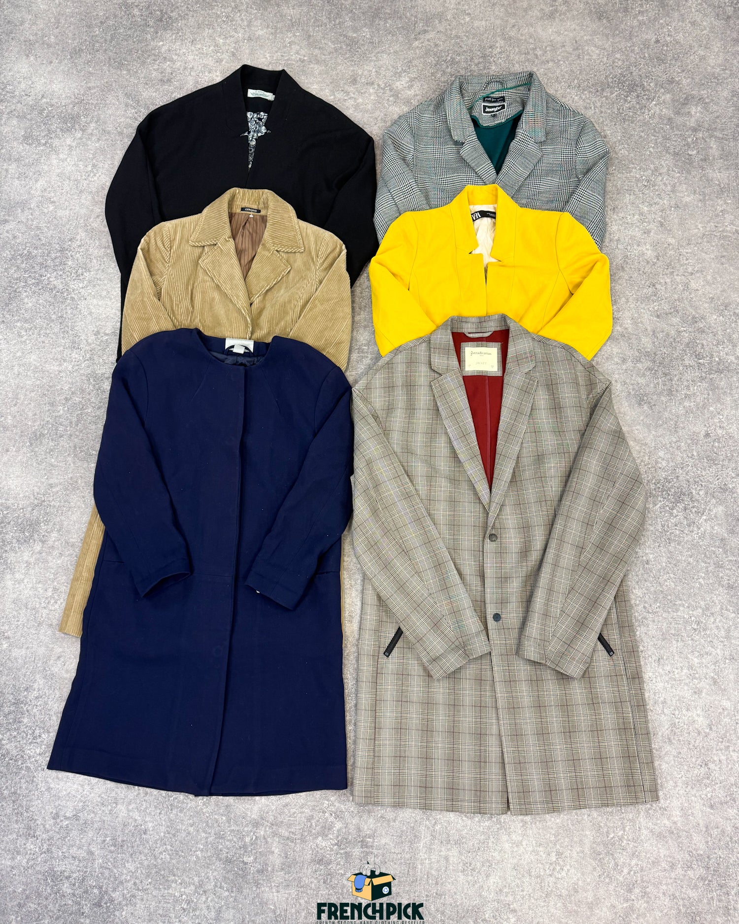 blazer-long-femme-marque-moderne-vintage-vetement-grossiste-friperie-wholesaler-seconde-main-occasion-textile-piece-80-90-2000-2010