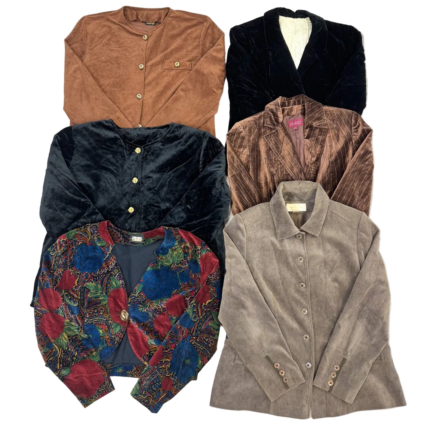 blazer-veste-velours-chaud-vintage-femme-ete-hiver-vetement-vintage-grossiste-friperie-wholesaler-seconde-main-marque-occasion-revente-textile-piece-80-90-2000-2010-Y2K-french-pick-reseller-vinted-vente-en-ligne