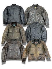 BLOUSON EN CUIR HOMME