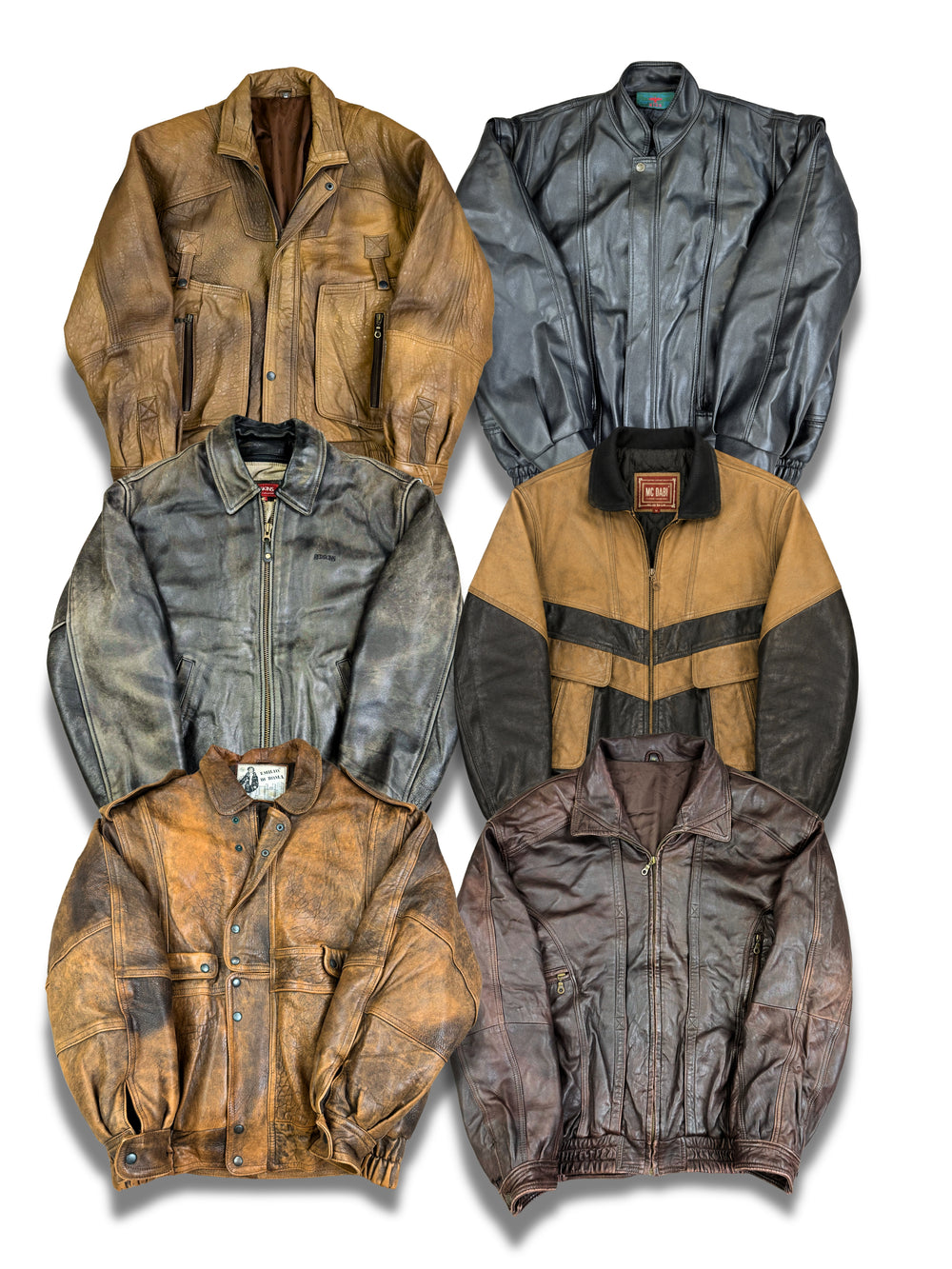 BOMBERS EN CUIR