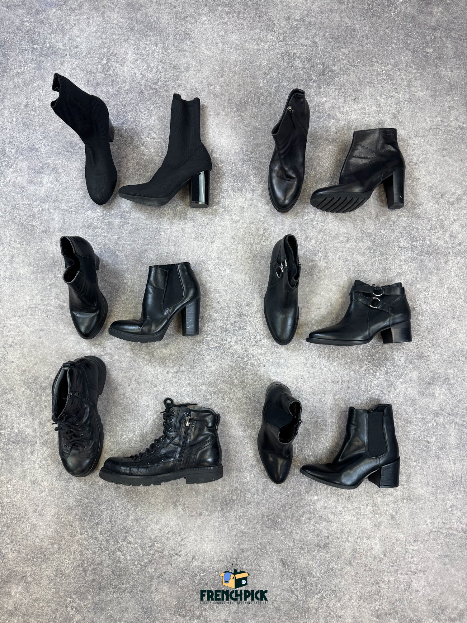 chaussures-bottes-bottines-cuir-hiver-femme-moderne-vetement-grossiste-friperie-wholesaler-seconde-main-marque-occasion-textile-piece-80-90-2000-2010-french-pick