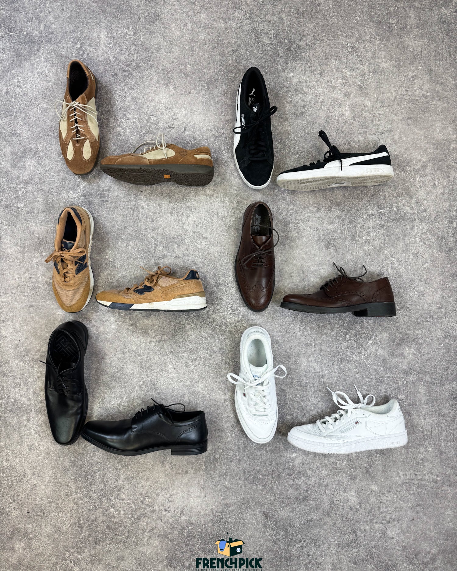 chaussures-de-ville-baskets-new-balance-adidas-puma-Nike-reebok-homme-moderne-vetement-grossiste-friperie-wholesaler-seconde-main-marque-occasion-textile-piece-80-90-2000-2010-french-pick