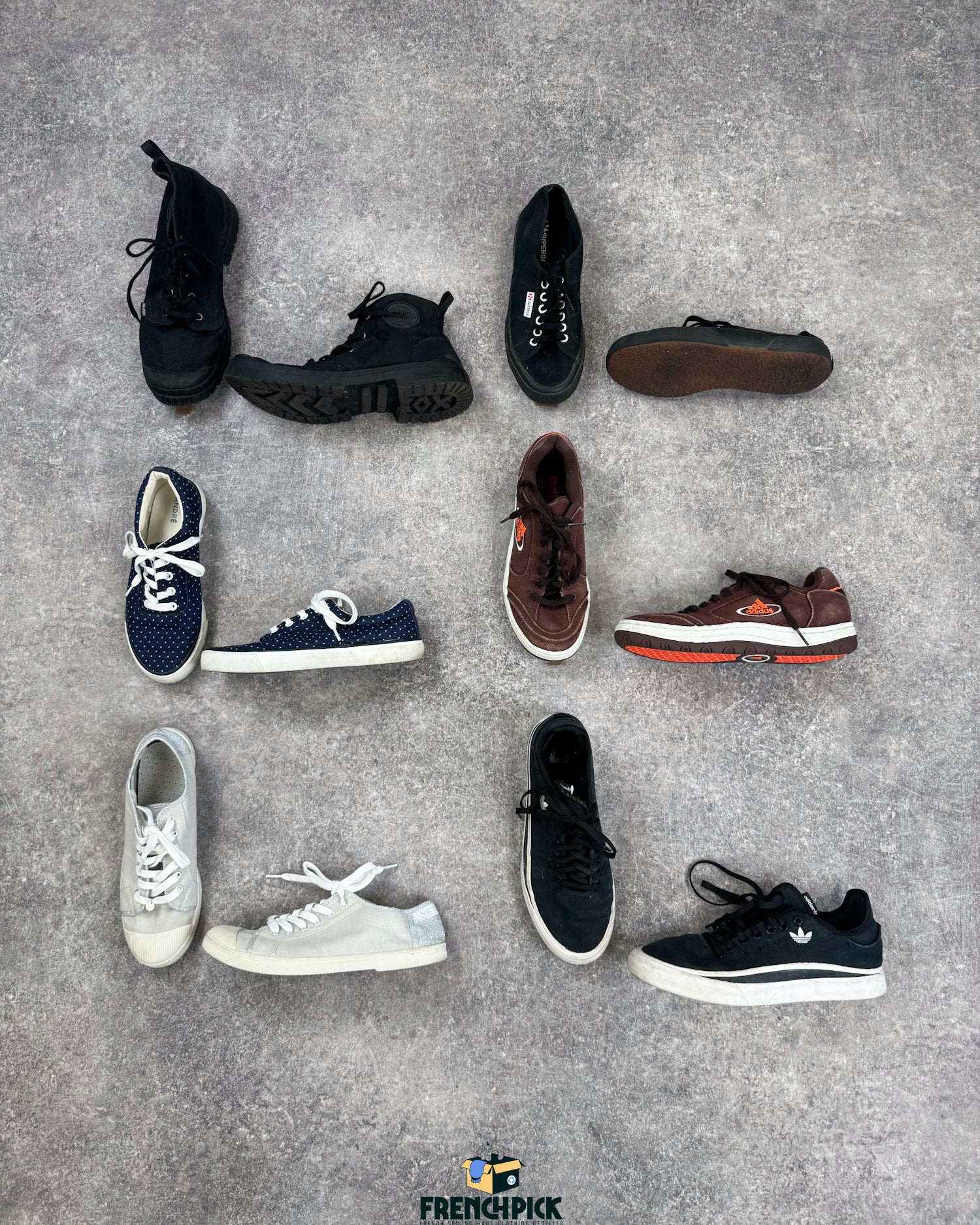 chaussures-en-toile-tennis-nike-adidas-larques-hiver-femme-homme-moderne-vintage-vetement-grossiste-friperie-wholesaler-seconde-main-marque-occasion-textile-piece-80-90-2000-2010-french-pick