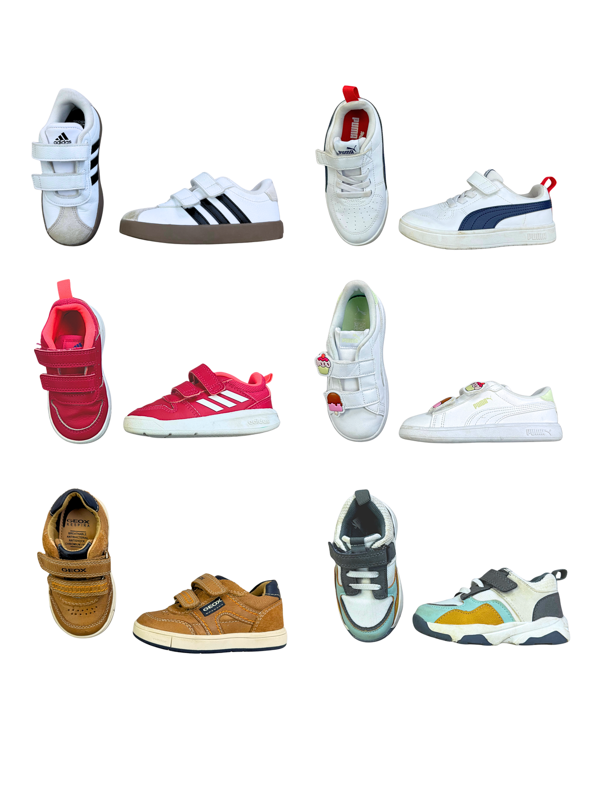 chaussure-basket-sandale-sneackers-sandalette-bottine-bebe-enfant-fille-garçon-marque-brand-adidas-creeks-puma-nike-dg-lotto-kipsta-ikks-birkenstock-moderne-vetements-vintage-moderne-grossiste-friperie-fripe-wholesaler-seconde-main-marque-occasion-textile-piece-annees-80-90-2000-2010-french-pick-reseller-vinted-reseller-vinted-vente-en-ligne