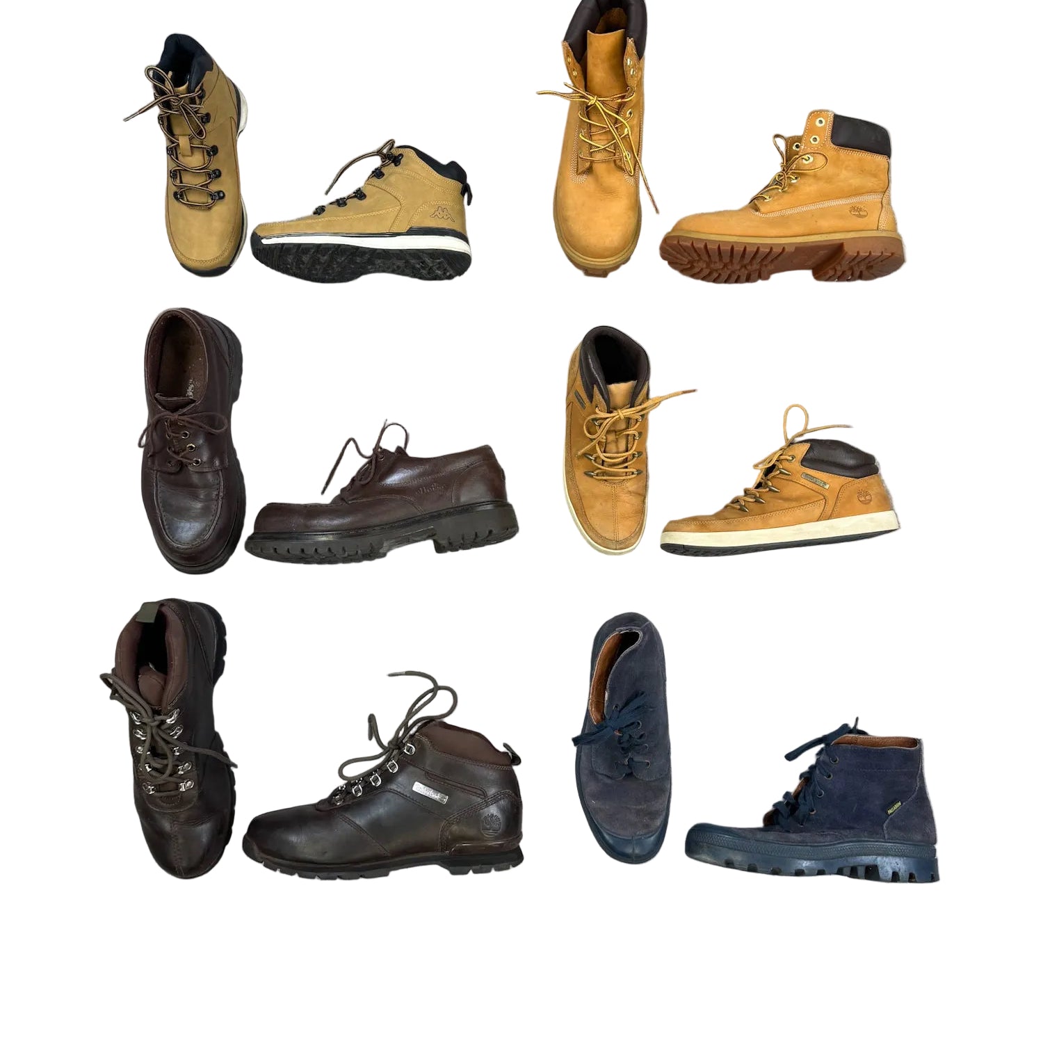 chaussures-de-chantier-workwear-timberland-CAT-Kappa-travaux-homme-femme-vintage-moderne-vetement-grossiste-friperie-wholesaler-seconde-main-marque-occasion-textile-piece-80-90-2000-2010-french-pick