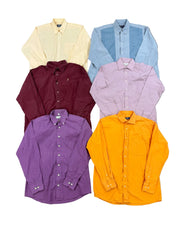 CHEMISE COULEUR MANCHES LONGUES