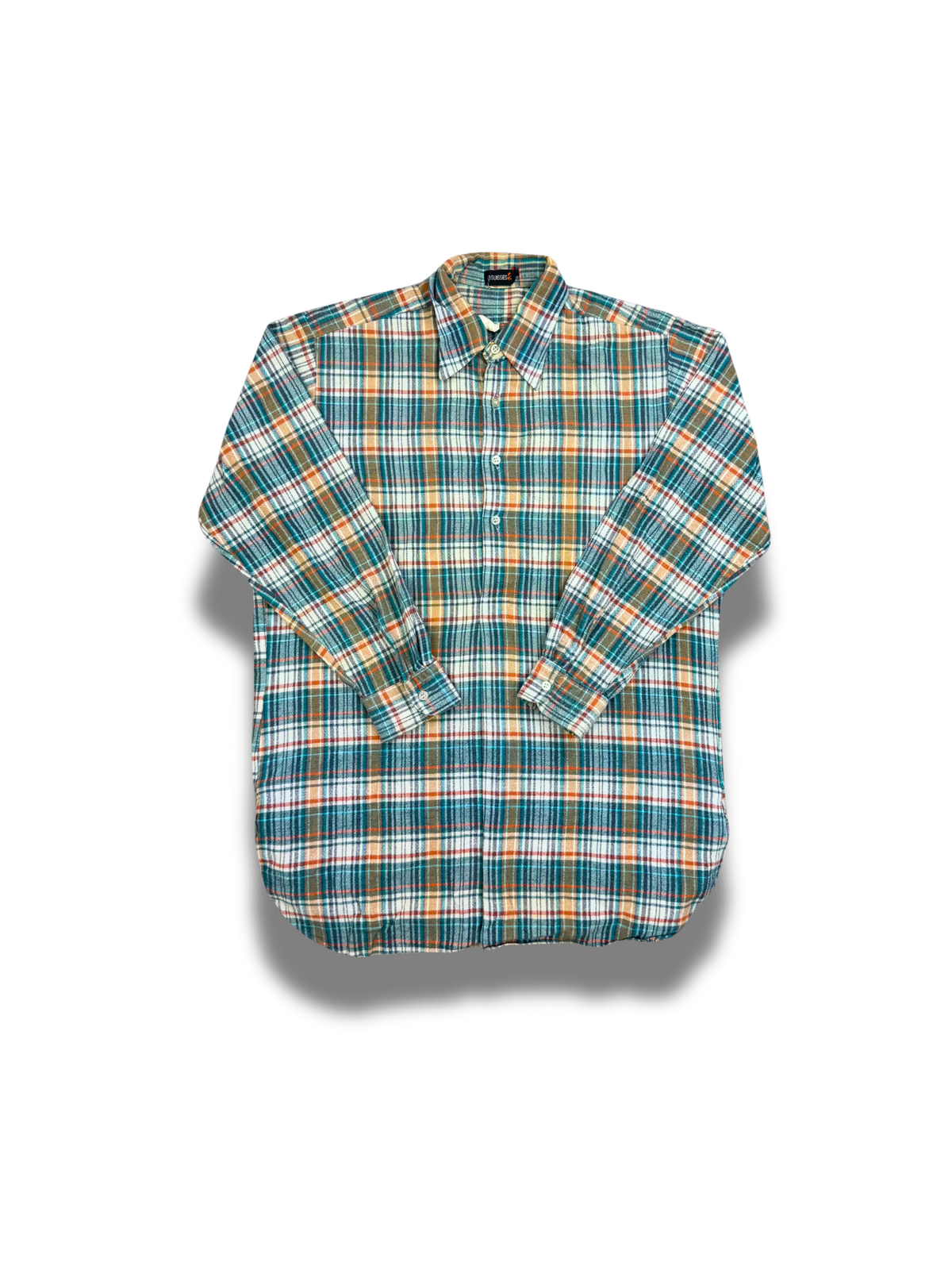 Chemise-de-travail-3-trois-boutons-carreaux-unie-vintage-vetements-homme-femme-vintage-vetement-grossiste-friperie-wholesaler-seconde-main-marque-occasion-textile-piece-annees-80-90-2000-2010-french-pick-reseller-vinted-reseller-vinted-vente-en-ligne