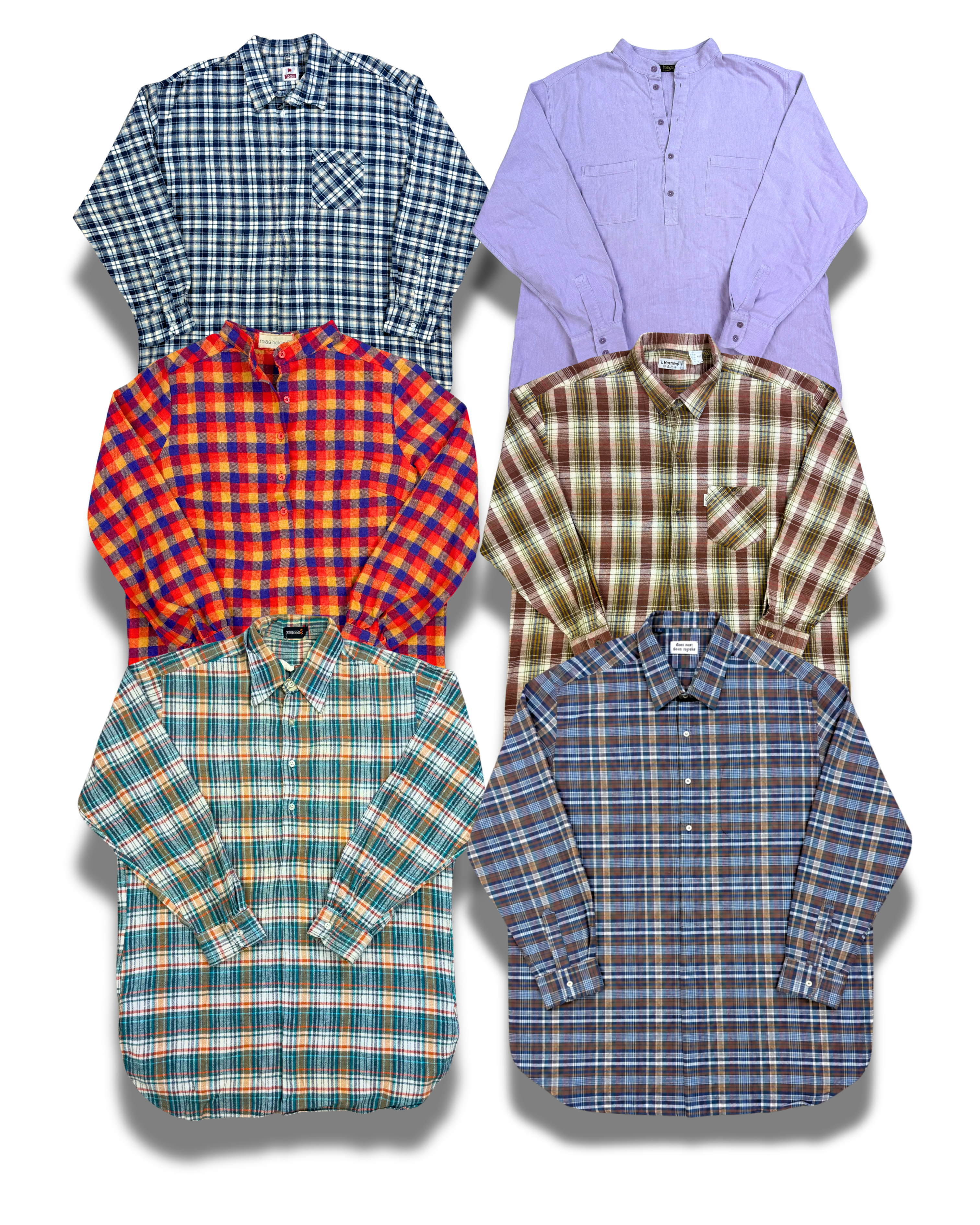 Chemise-de-travail-3-trois-boutons-carreaux-unie-vintage-vetements-homme-femme-vintage-vetement-grossiste-friperie-wholesaler-seconde-main-marque-occasion-textile-piece-annees-80-90-2000-2010-french-pick-reseller-vinted-reseller-vinted-vente-en-ligne