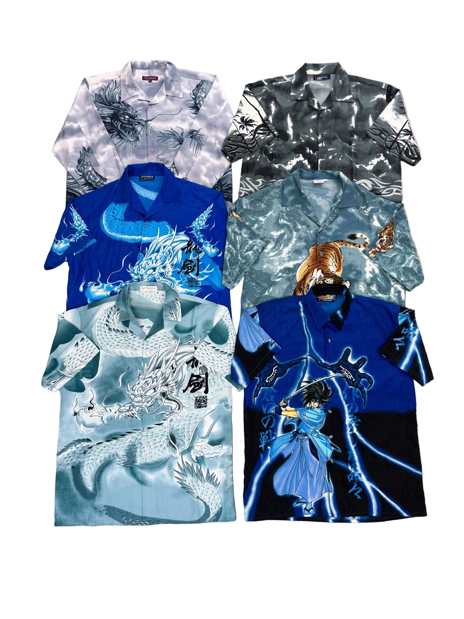 chemise-dragon-motifs-ete-motifs-plage-vacances-manches-courtes-homme-femme-vintage-vetement-grossiste-friperie-wholesaler-seconde-main-marque-occasion-textile-piece-annees-80-90-2000-2010-french-pick-reseller-vinted-vente-en-ligne