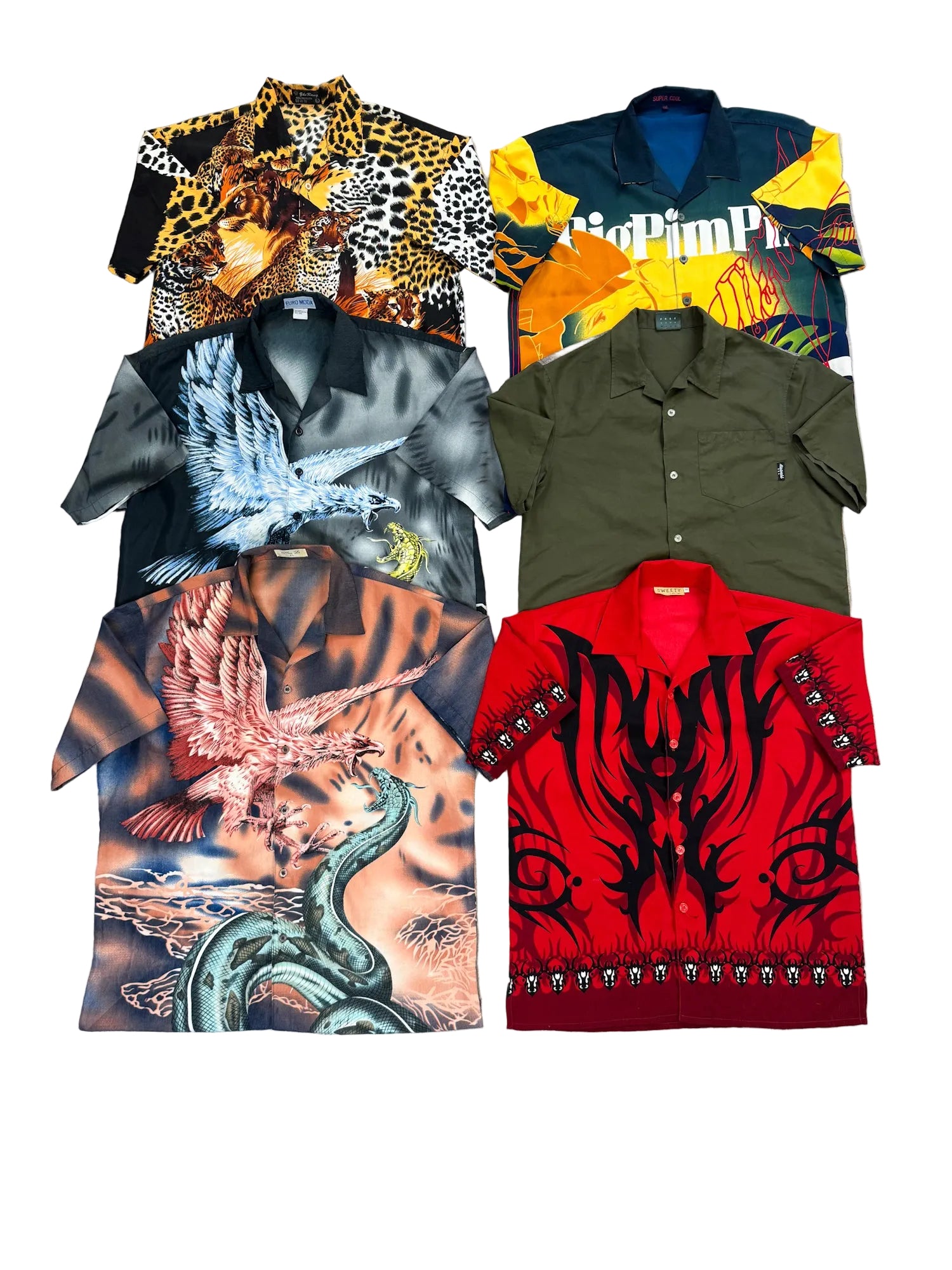 chemise-dragon-motifs-ete-motifs-plage-vacances-manches-courtes-homme-femme-vintage-vetement-grossiste-friperie-wholesaler-seconde-main-marque-occasion-textile-piece-annees-80-90-2000-2010-french-pick-reseller-vinted-vente-en-ligne