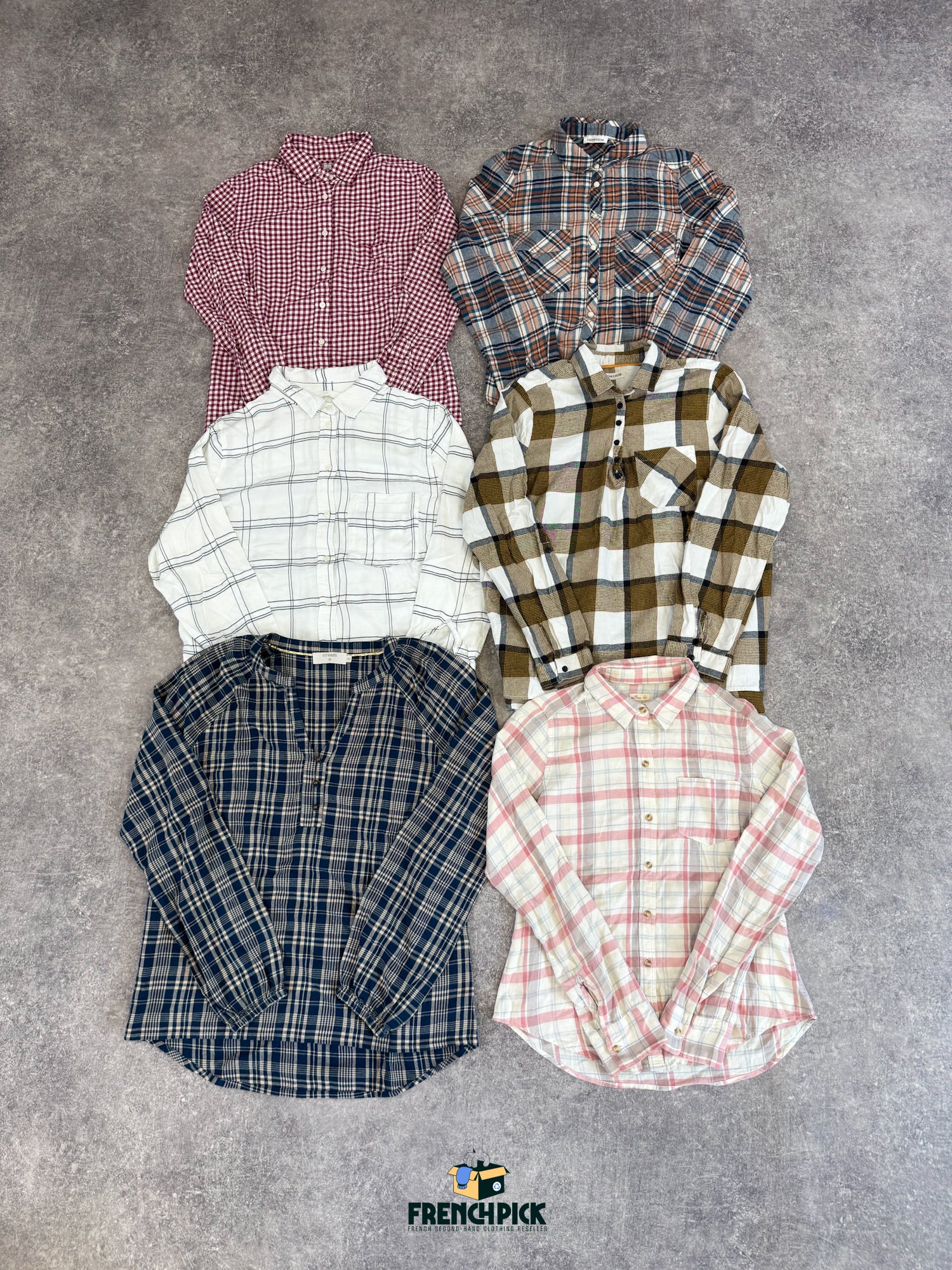 chemise-flanelle-carreaux-chemisier-bucheron-femme-moderne-vetement-grossiste-friperie-wholesaler-seconde-main-marque-occasion-textile-piece-annees-80-90-2000-2010-french-pick