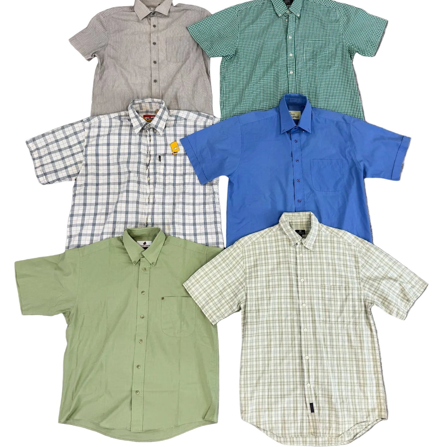 chemise-manches-courtes-homme-vintage-vetement-grossiste-friperie-wholesaler-seconde-main-marque-occasion-textile-piece-80-90-2000-2010-french-pick-reseller-vinted-vente-en-ligne