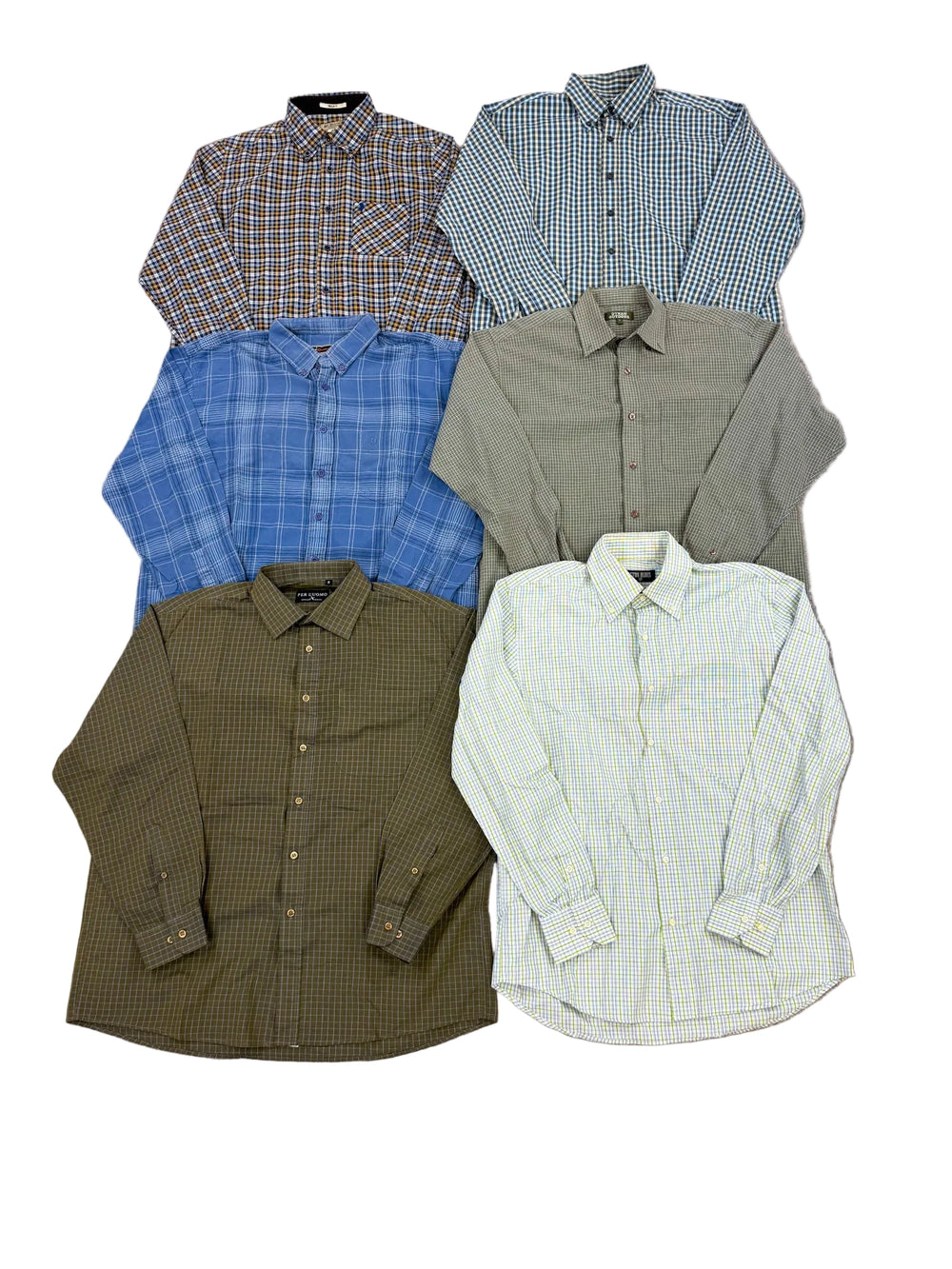 CHEMISE À CARREAUX MANCHES LONGUES