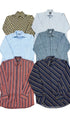 Chemise-a-rayures-couleurs-vintage-costume-vetements-tenues-soiree-workwear-bucheron-homme-femme-vintage-vetement-grossiste-friperie-wholesaler-seconde-main-marque-occasion-textile-piece-annees-80-90-2000-2010-french-pick-reseller-vinted-vente-en-ligne