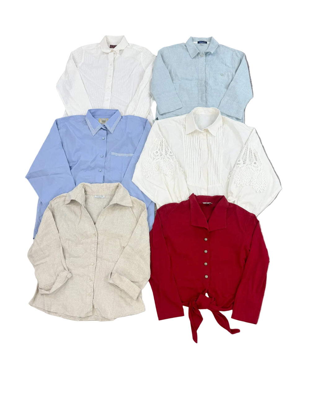 CHEMISIER 80'S 90'S UNI MANCHES LONGUES