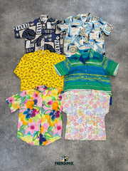 Patterned Short-Sleeve Blouse - 20 kg