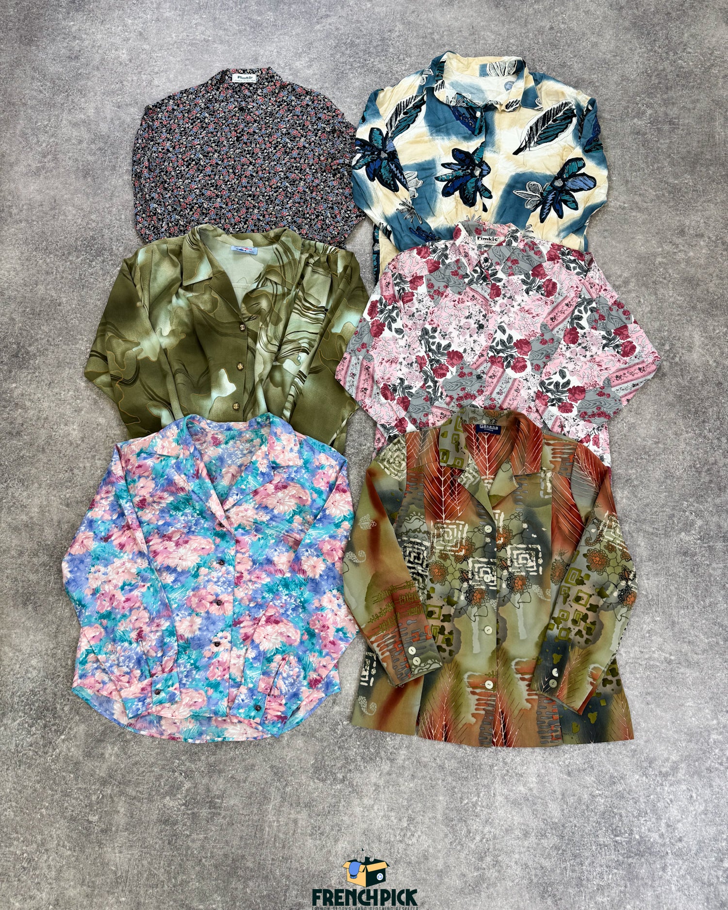 CHEMISIER MOTIFS MANCHES LONGUES - 20 KG