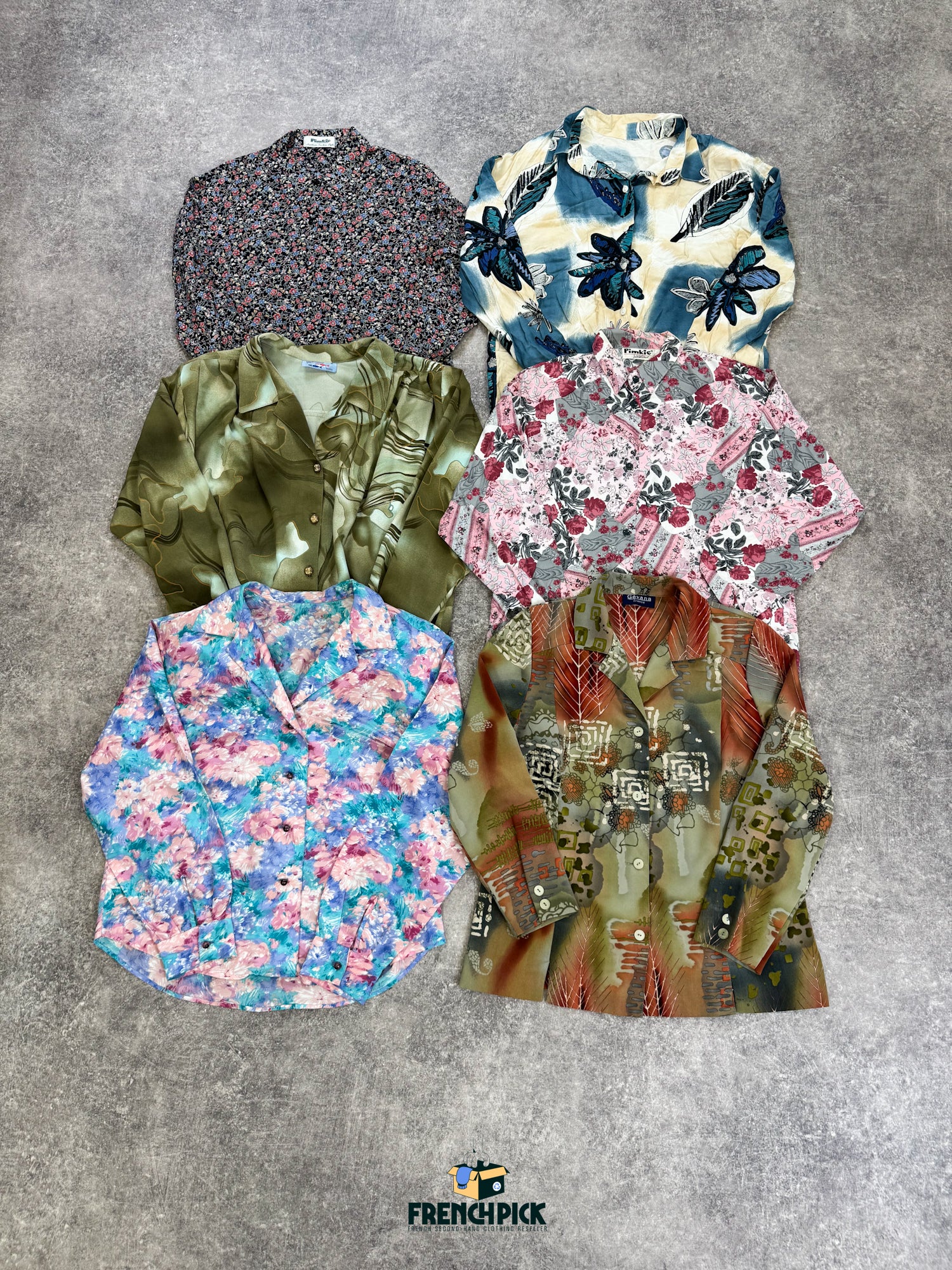 CHEMISIER MOTIFS MANCHES LONGUES - 20 KG