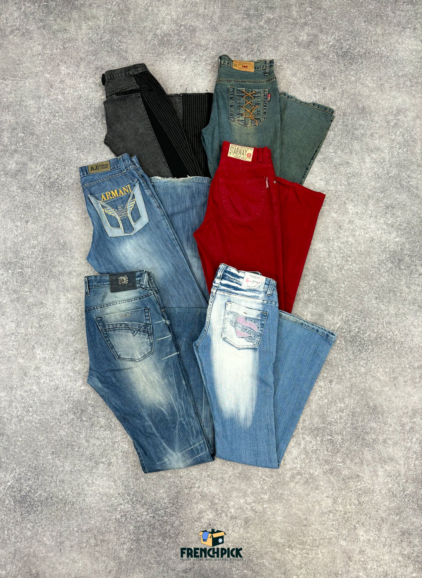 JEAN Y2K FEMME - 20 KG - WHOLESALE - FRIPERIE